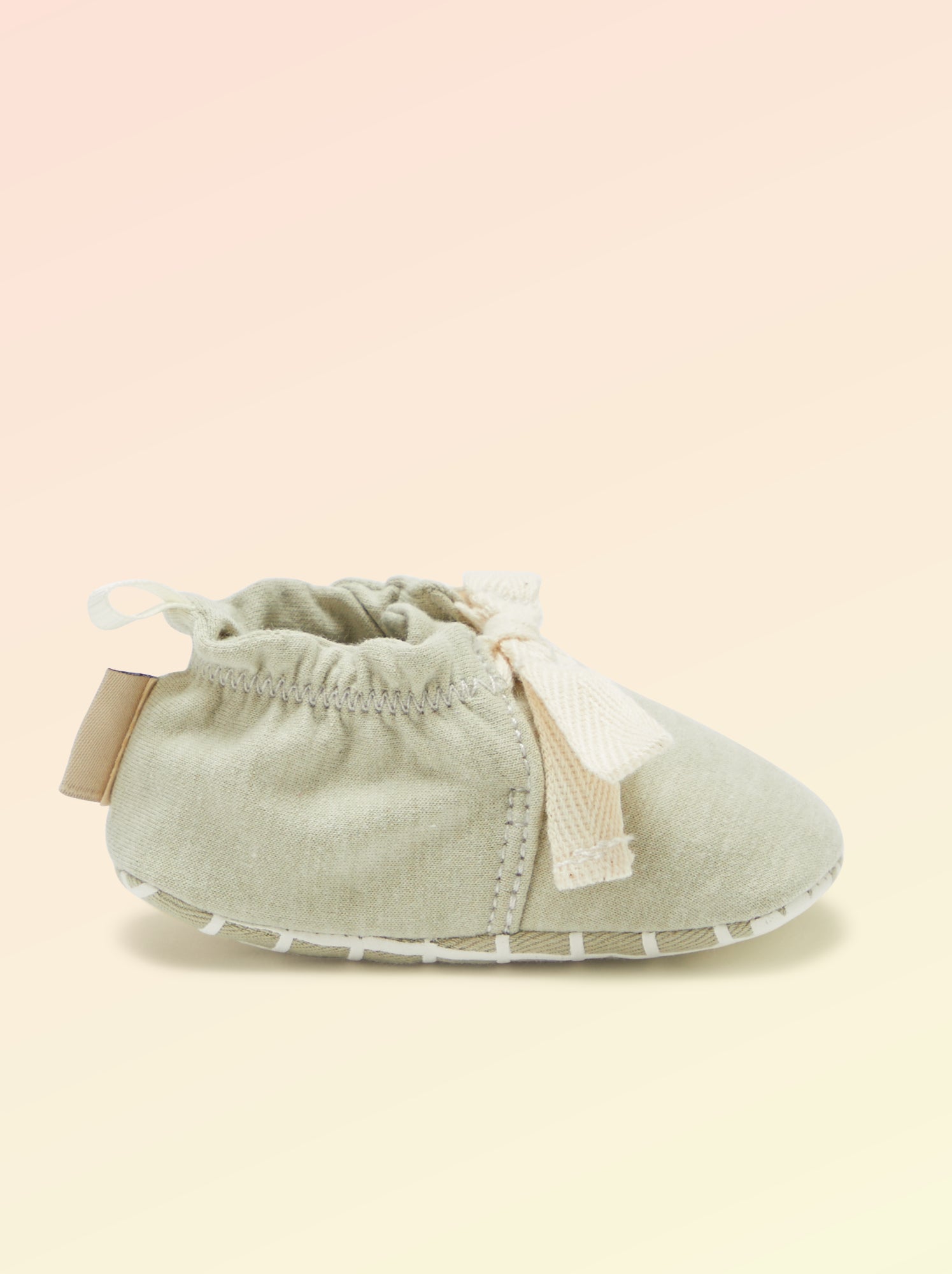Chaussons motricité 1 'se retourner' - Kitchoun - Vert