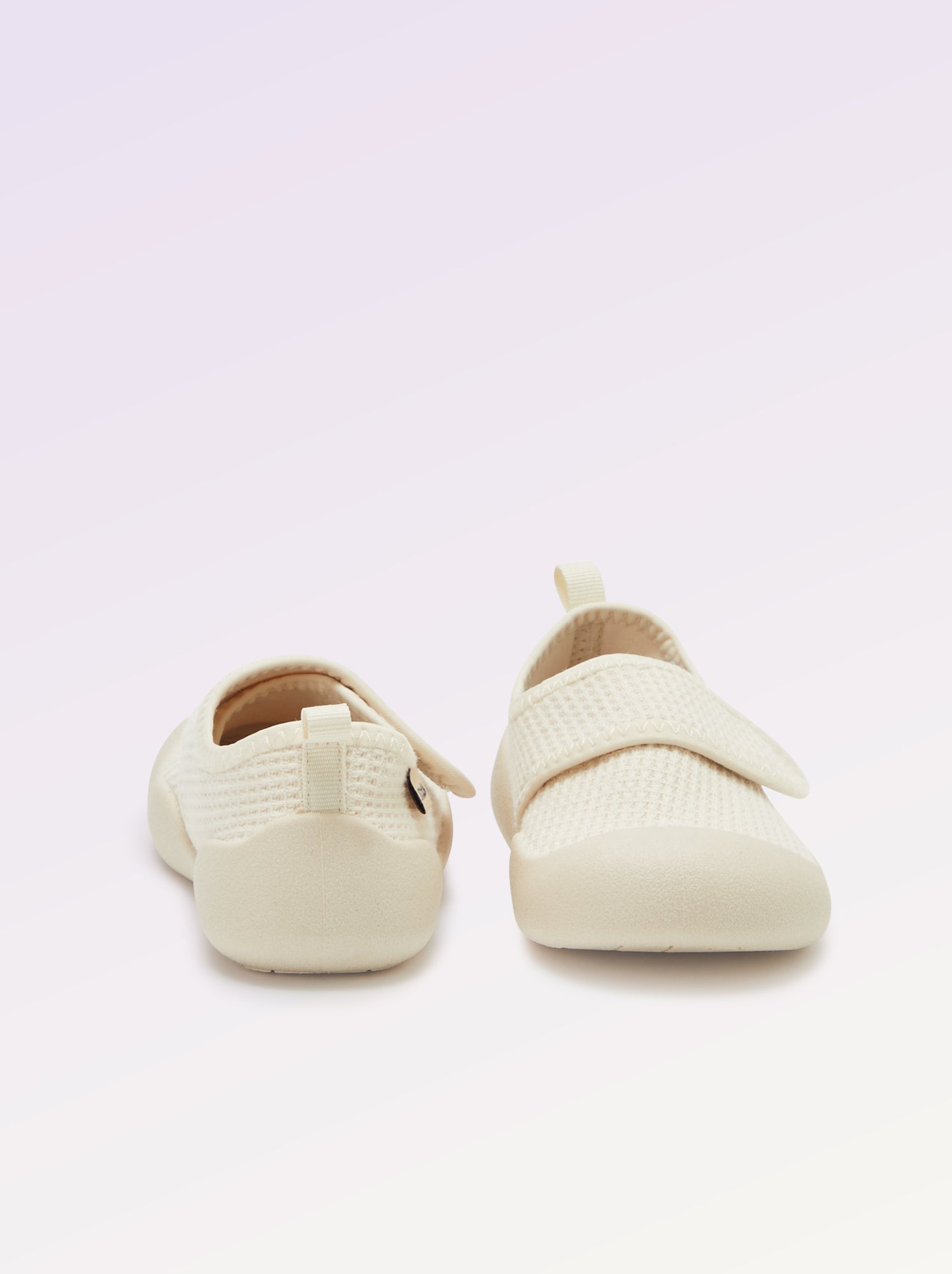 Chaussons motricité 3 '1ers pas' - Kitchoun - Beige (DMT51_4)