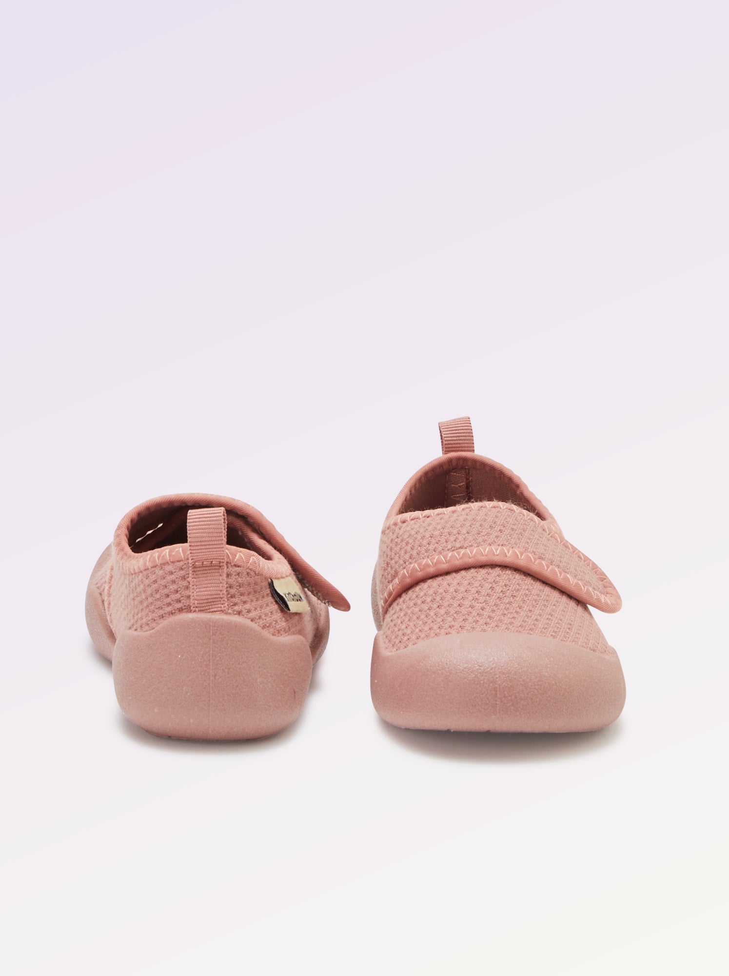 Chaussons motricité 3 '1ers pas' - Kitchoun - Rose (DMT51_2)