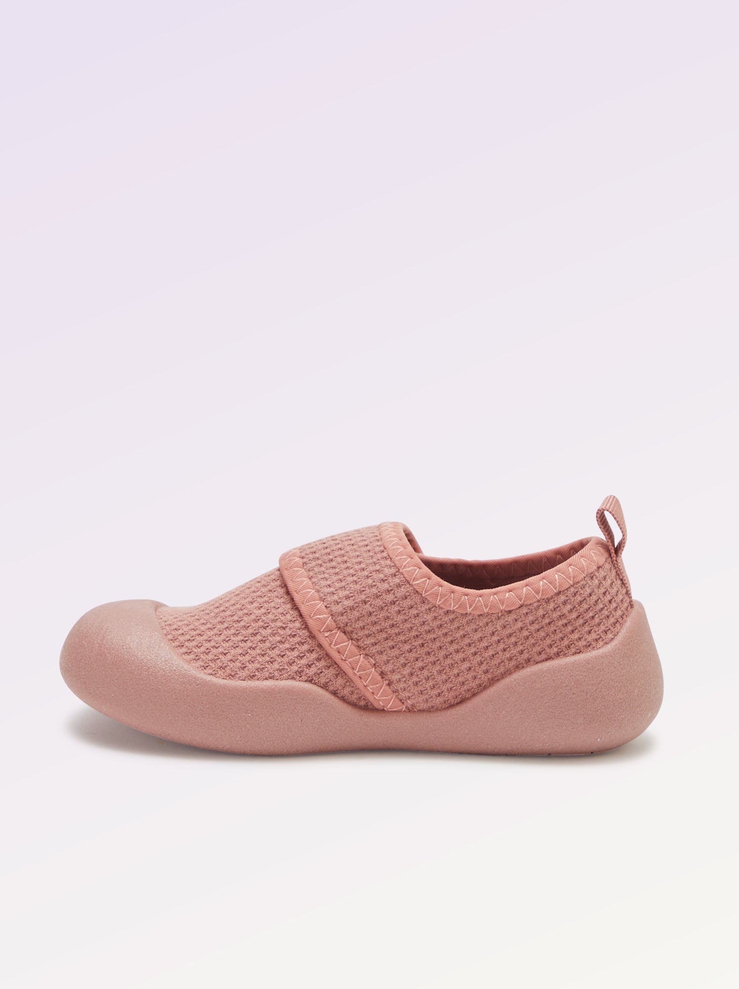 Chaussons motricité 3 '1ers pas' - Kitchoun - Rose (DMT51_2)