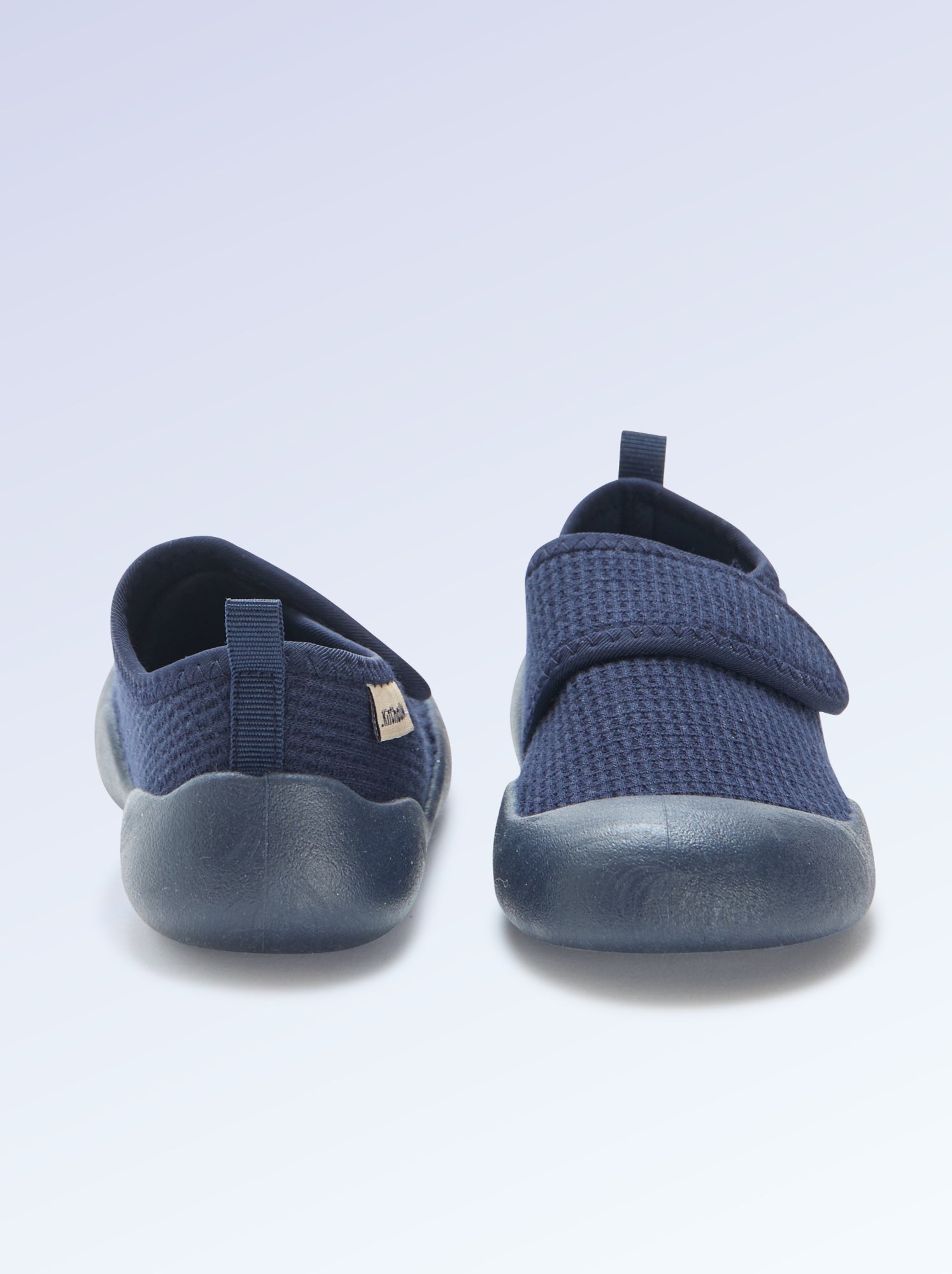 Chaussons motricité 4 'marcher' - Kitchoun - Bleu