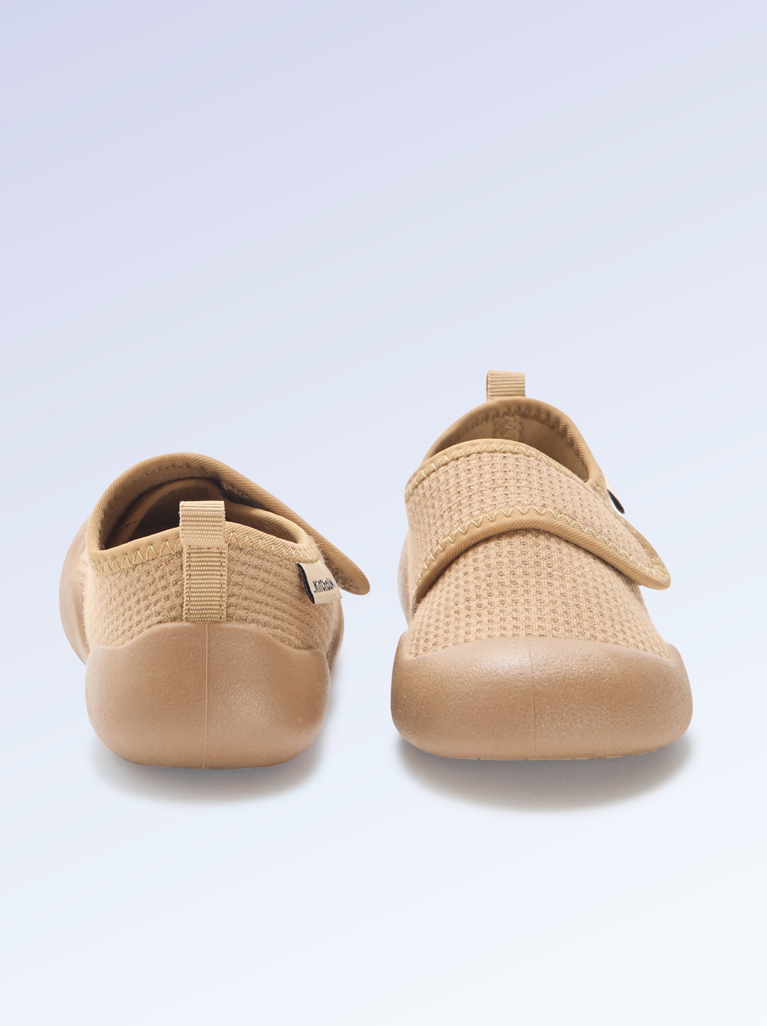 Chaussons motricité 4 'marcher' - Kitchoun - Marron
