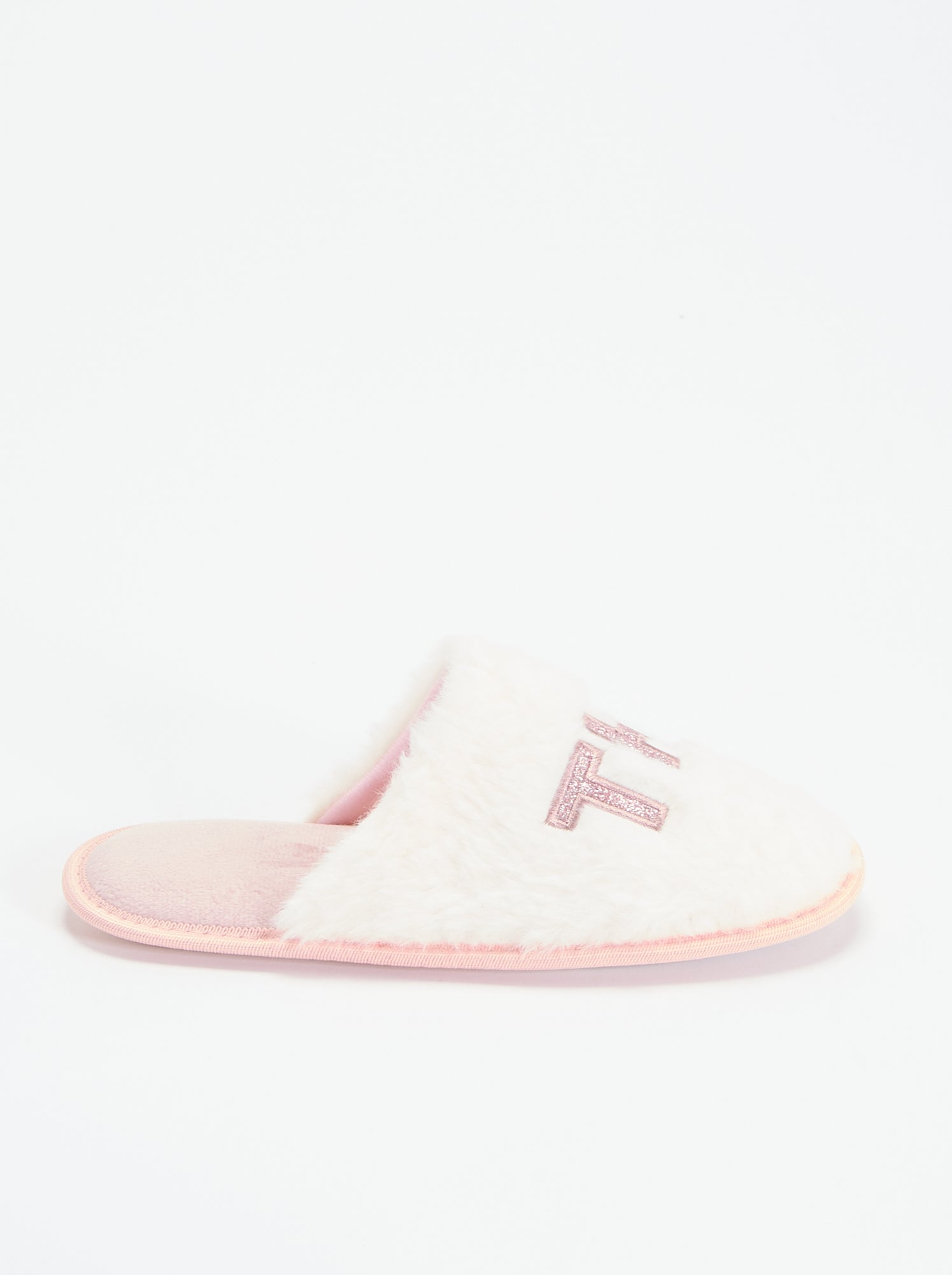 Chaussons mules - Blanc