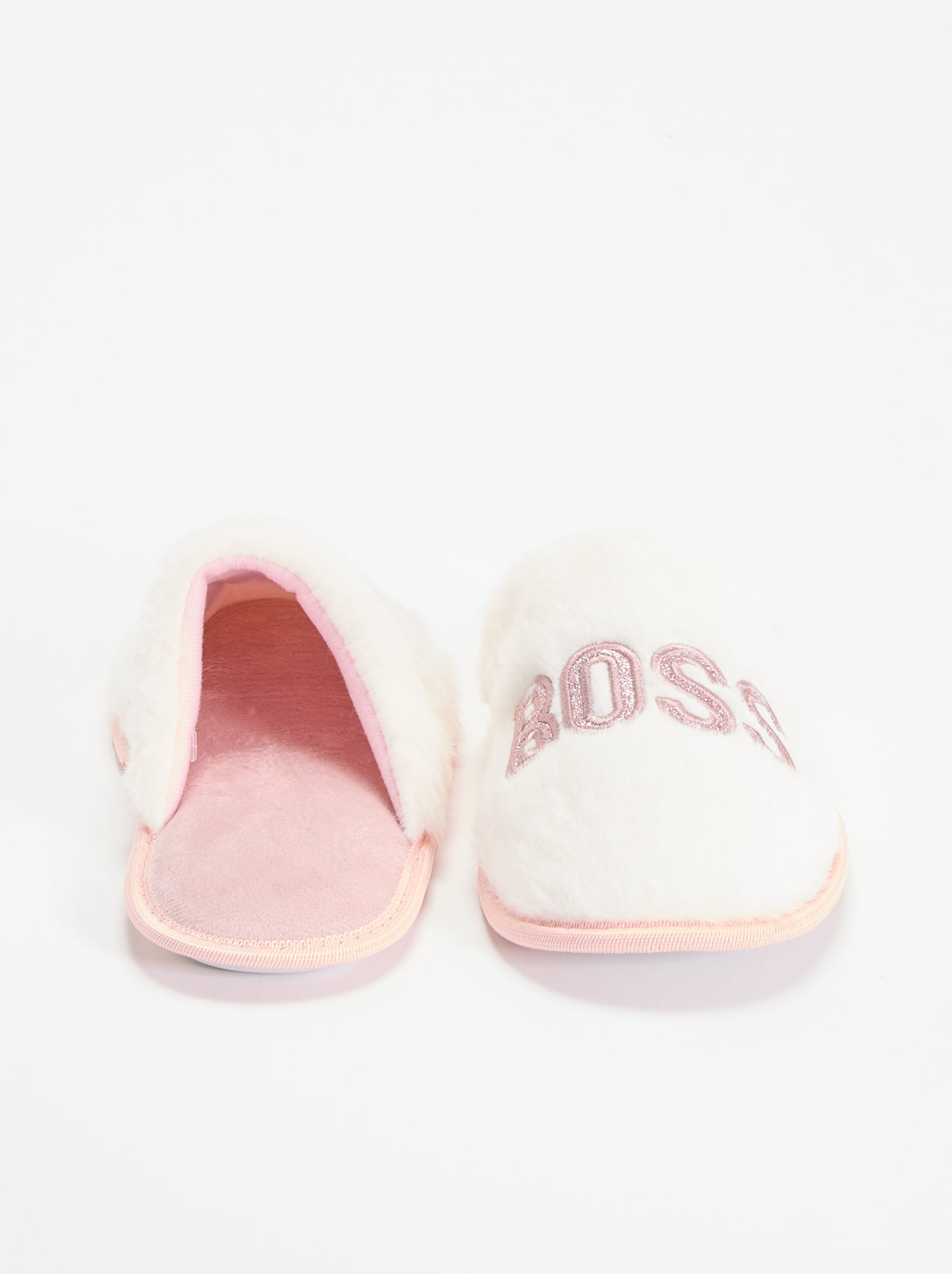 Chaussons mules - Blanc