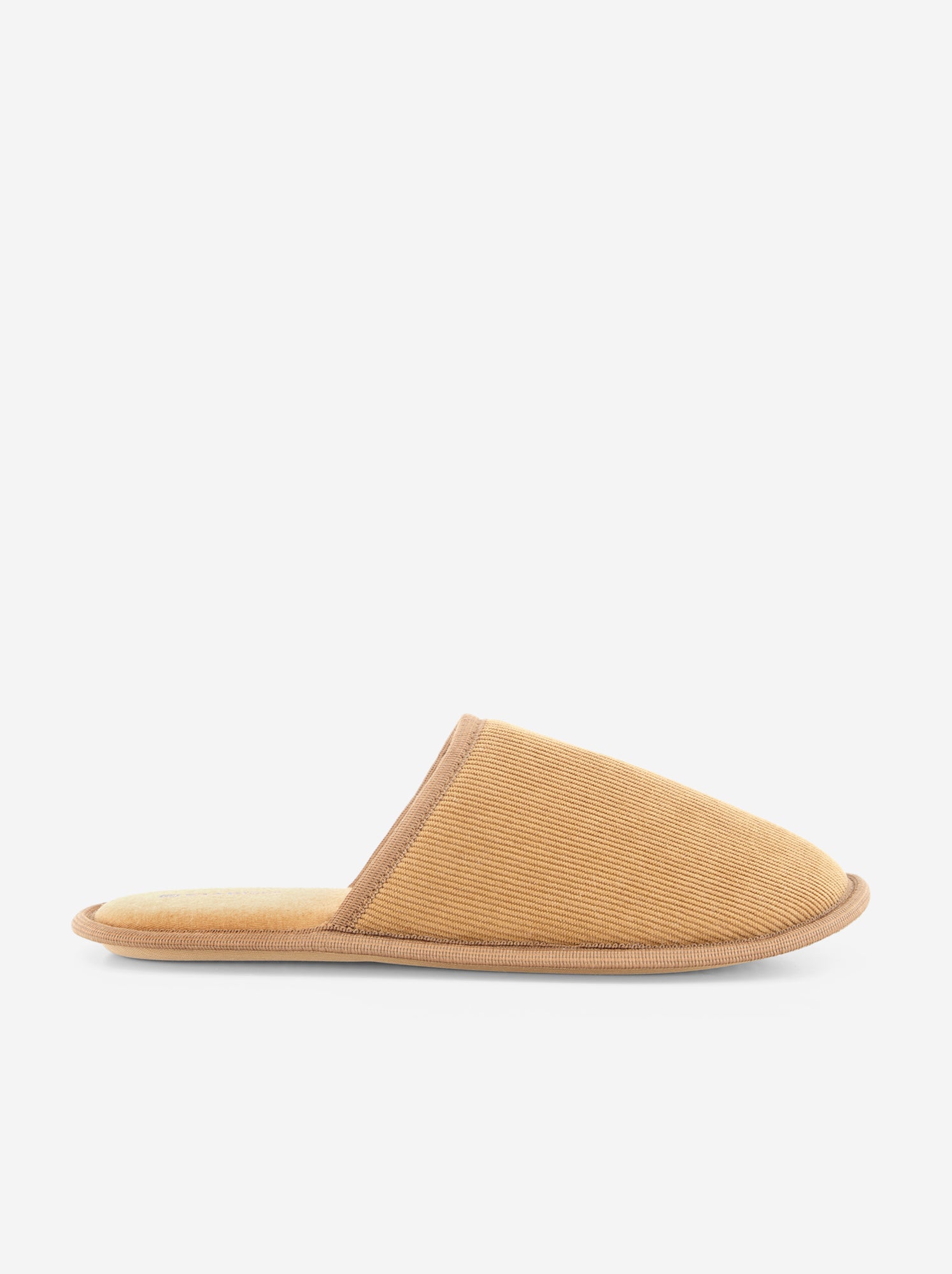 Chaussons mules en velours - Marron