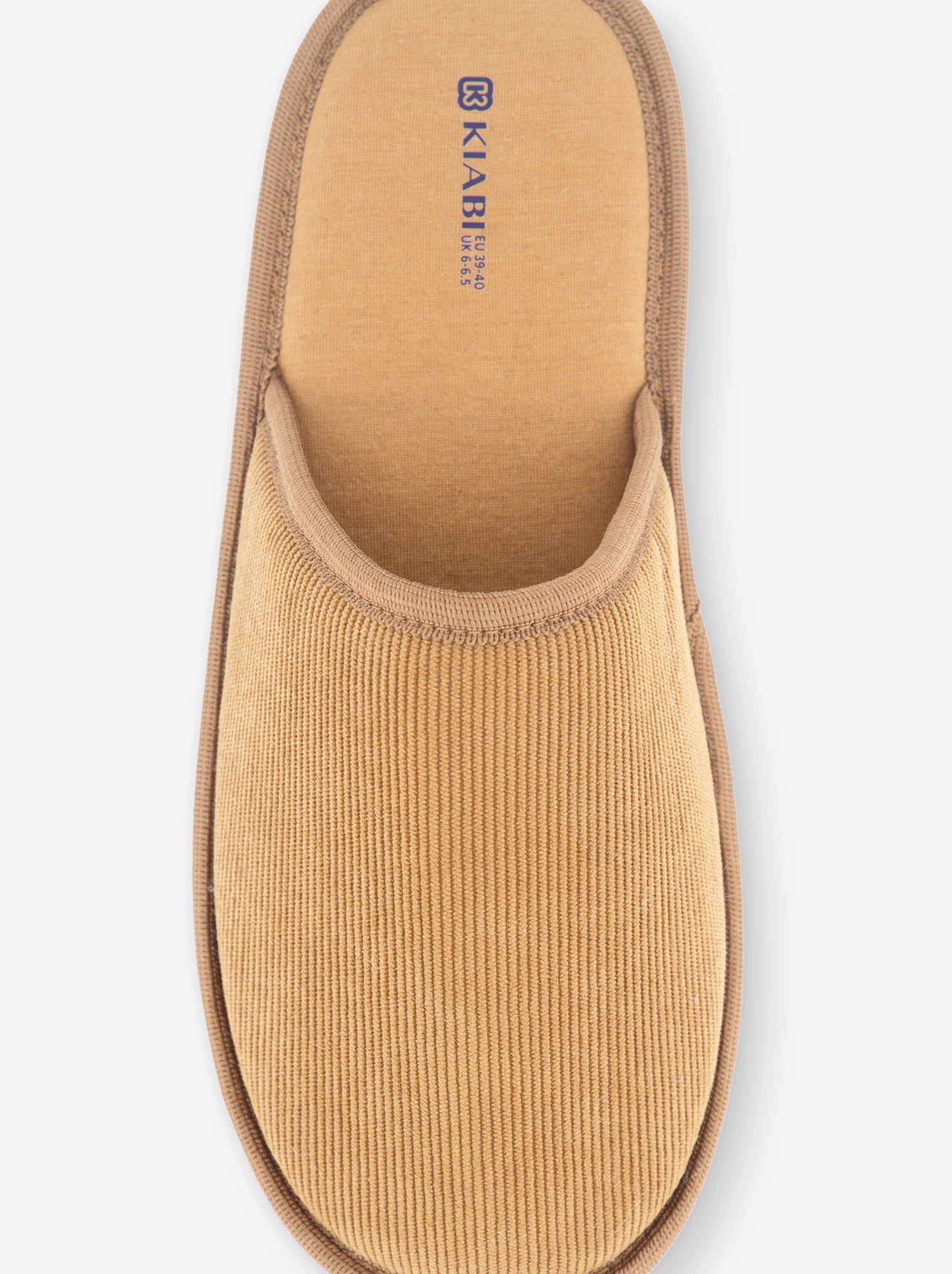 Chaussons mules en velours - Marron