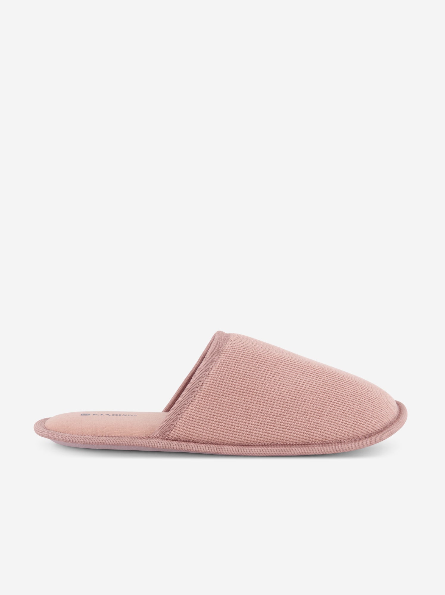 Chaussons mules en velours - Rose