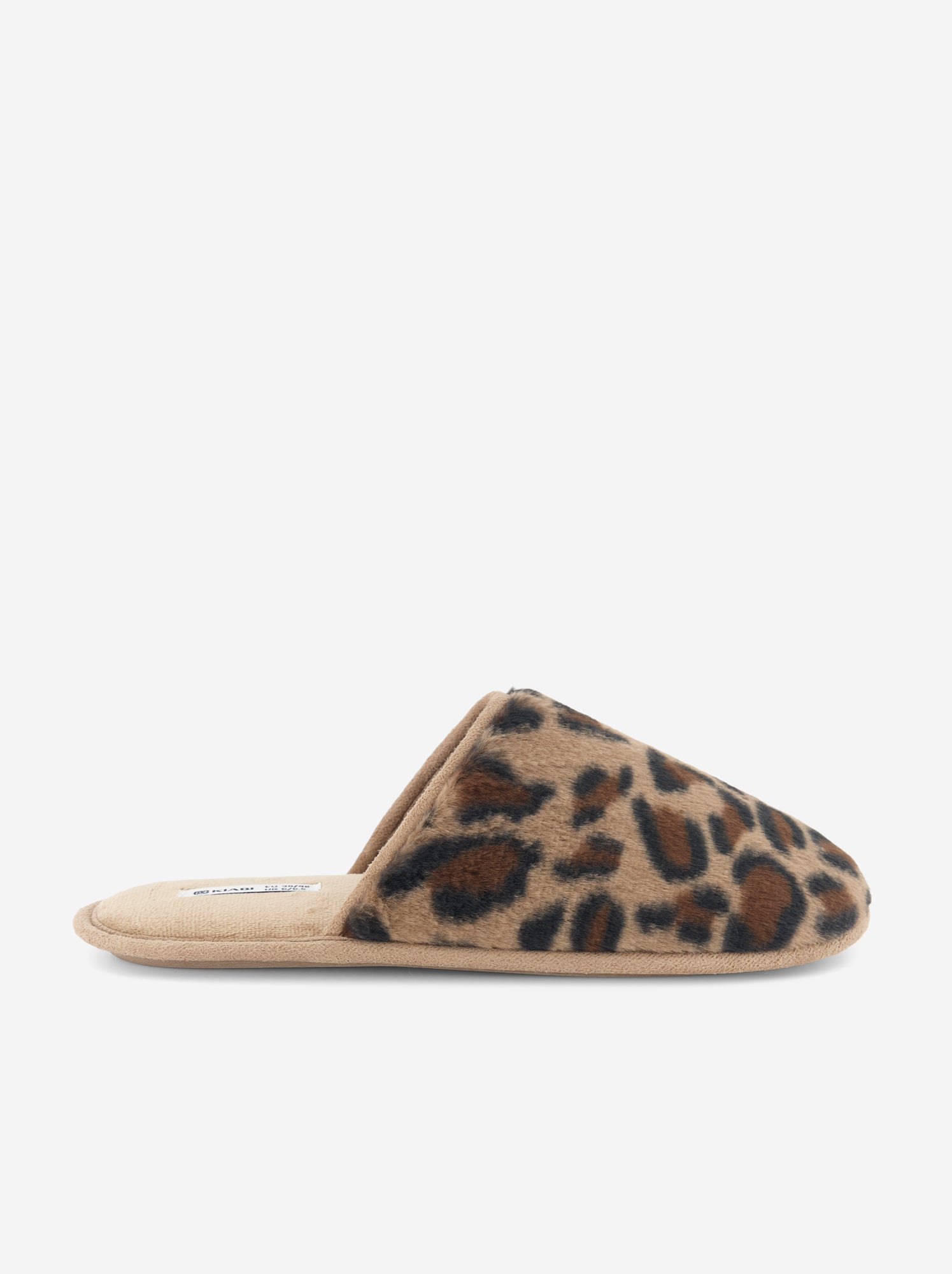 Chaussons mules fourrés - Marron