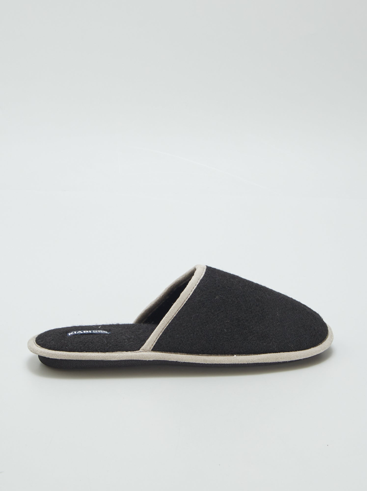 Chaussons mules - Noir