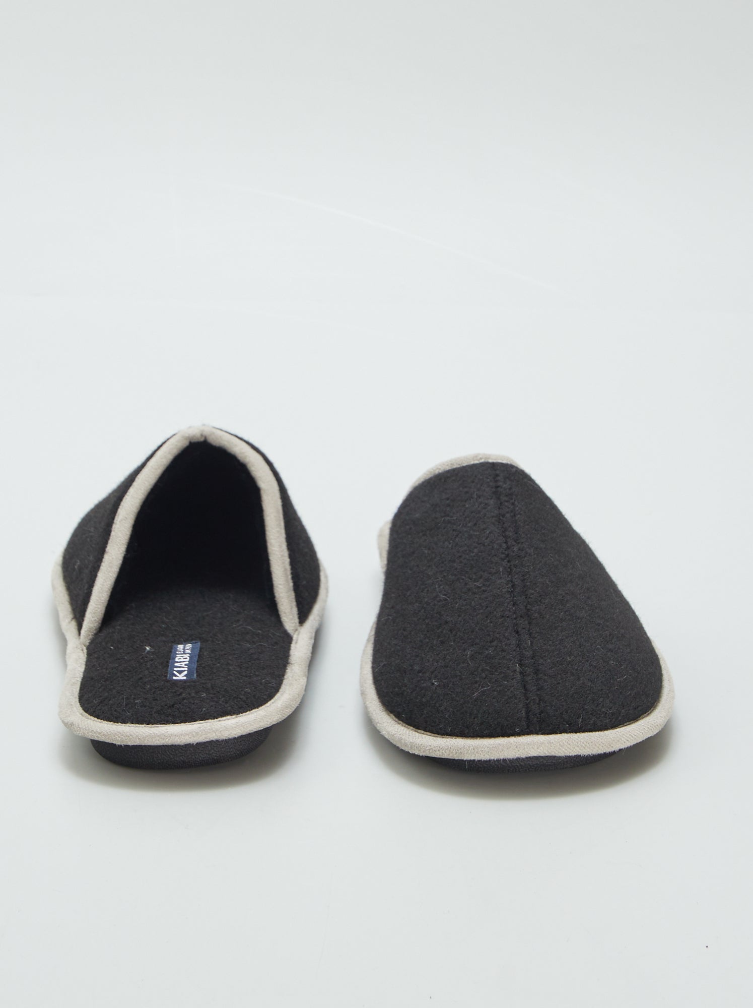 Chaussons mules - Noir