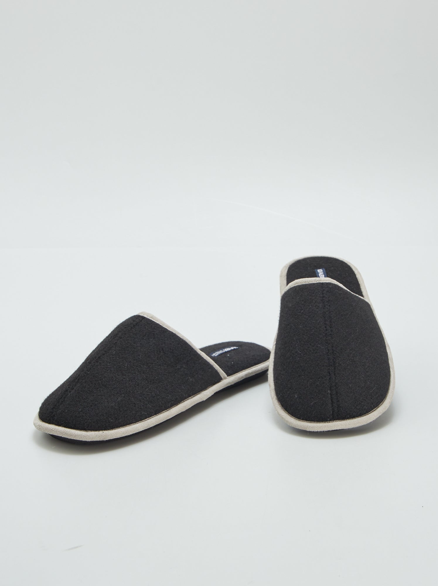 Chaussons mules - Noir