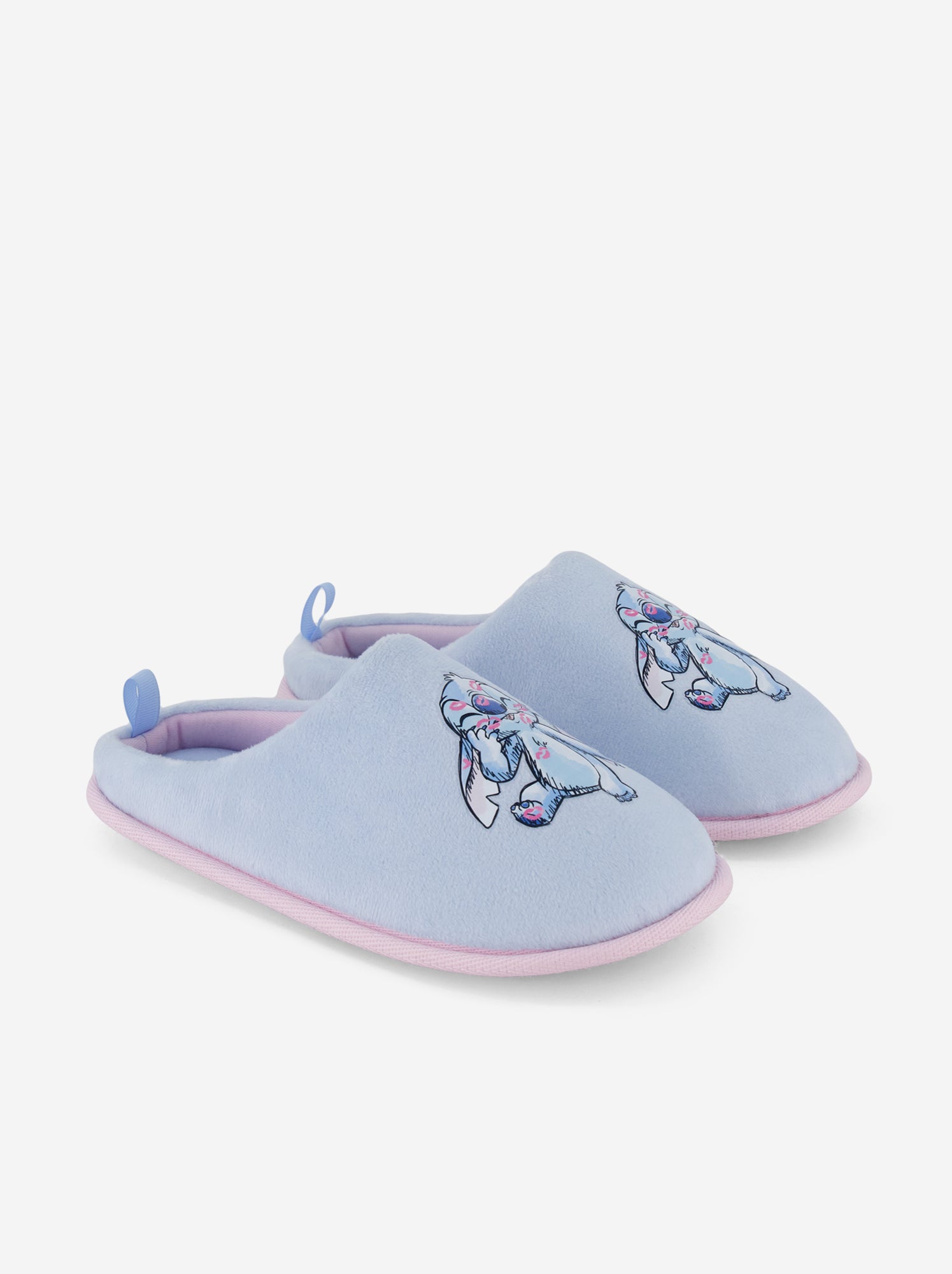 Chaussons mules 'Stitch' - Bleu