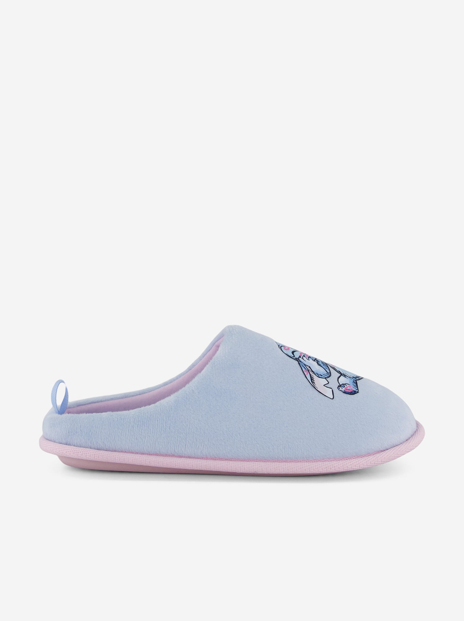 Chaussons mules 'Stitch' - Bleu