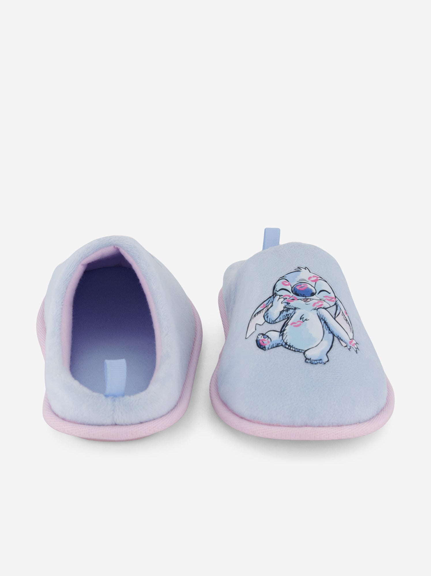 Chaussons mules 'Stitch' - Bleu
