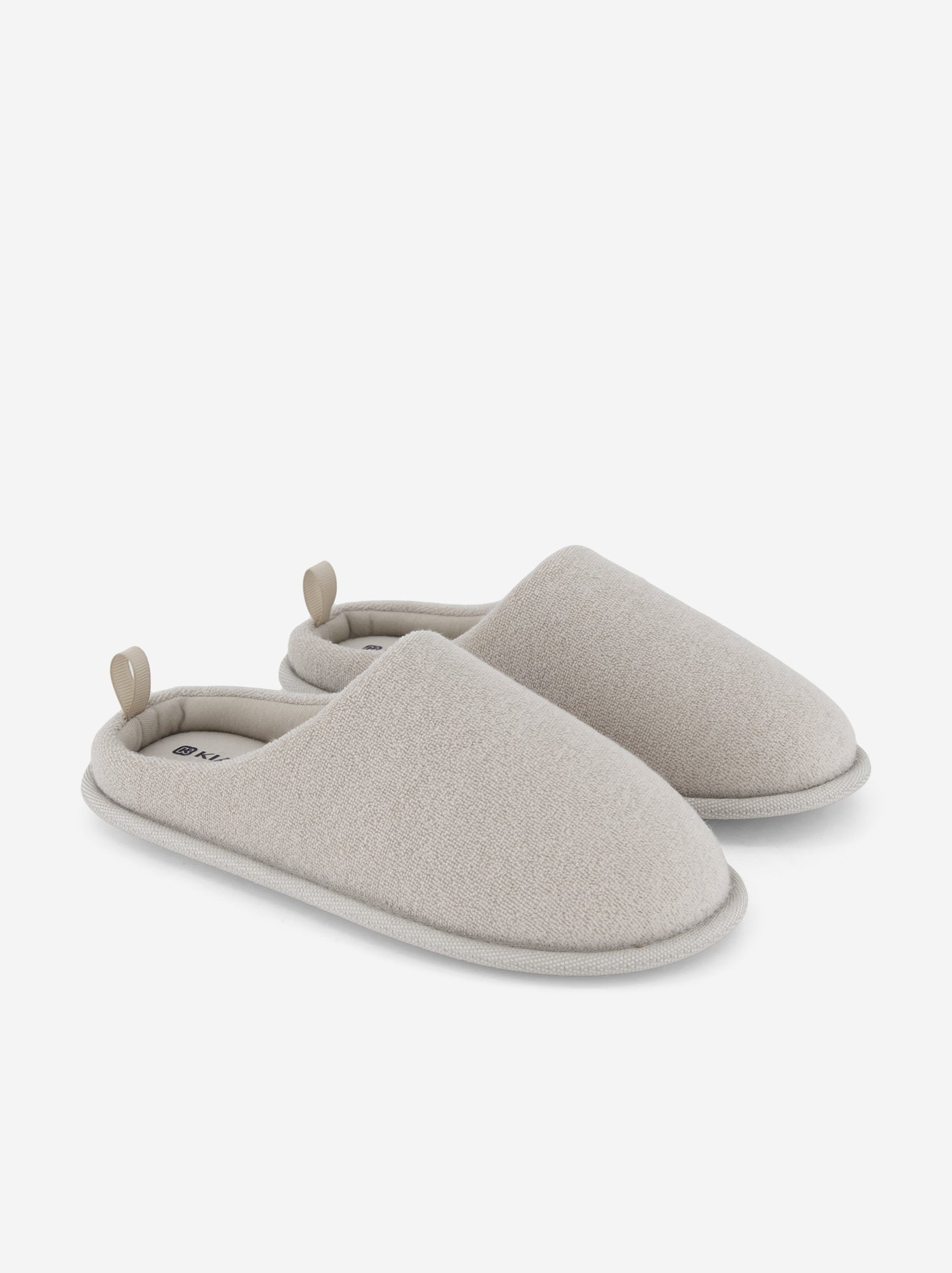 Chaussons mules unis - Beige