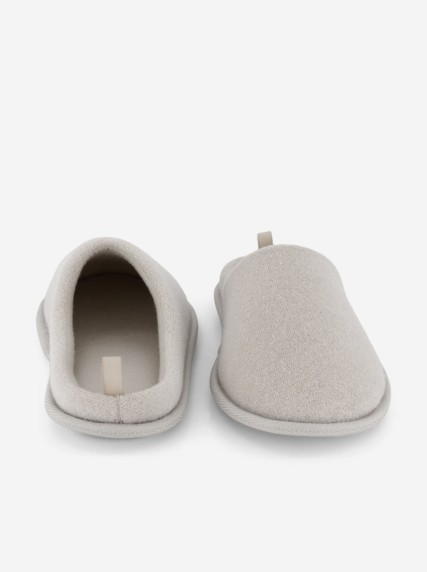 Chaussons mules unis - Beige