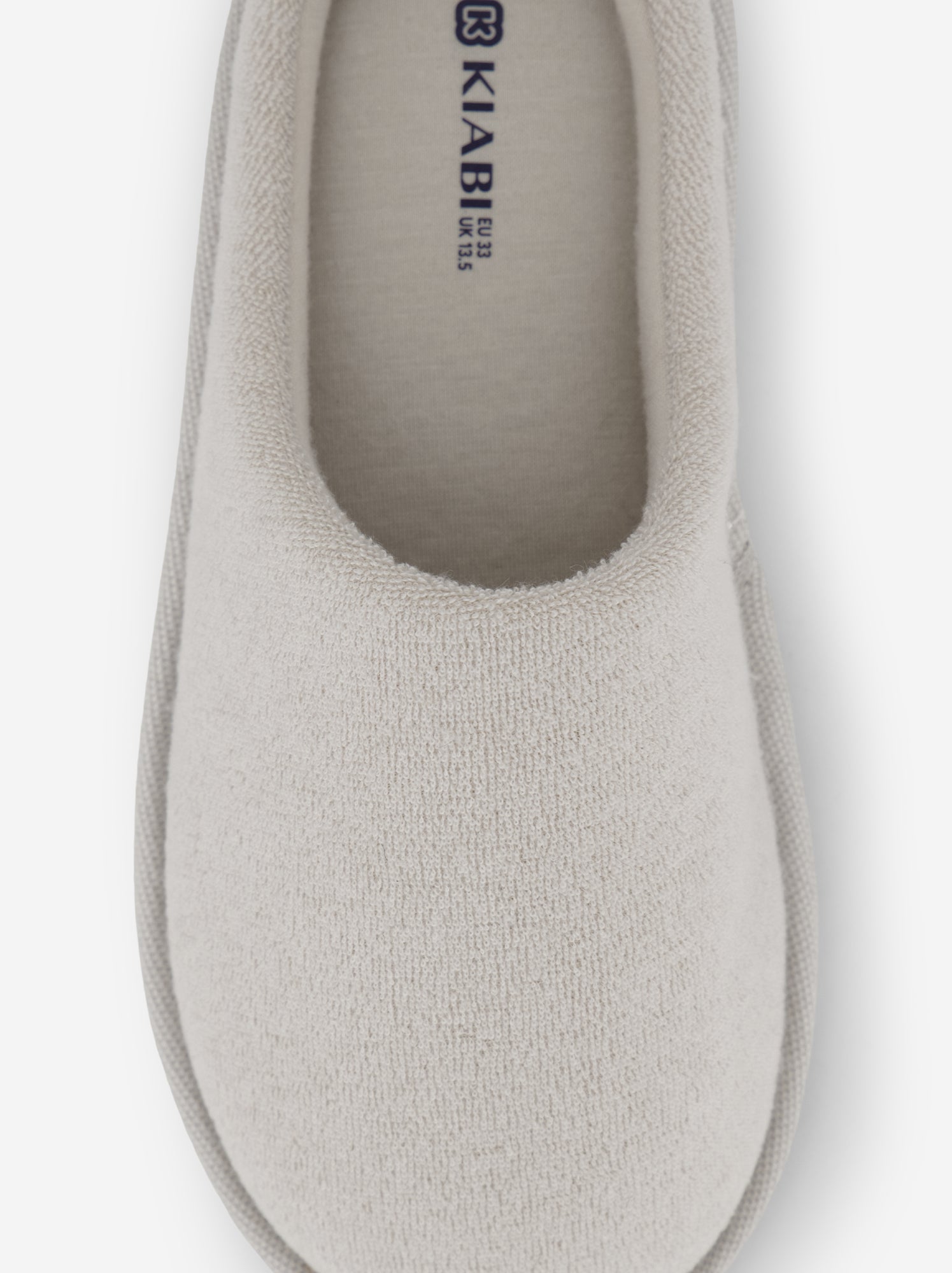 Chaussons mules unis - Beige