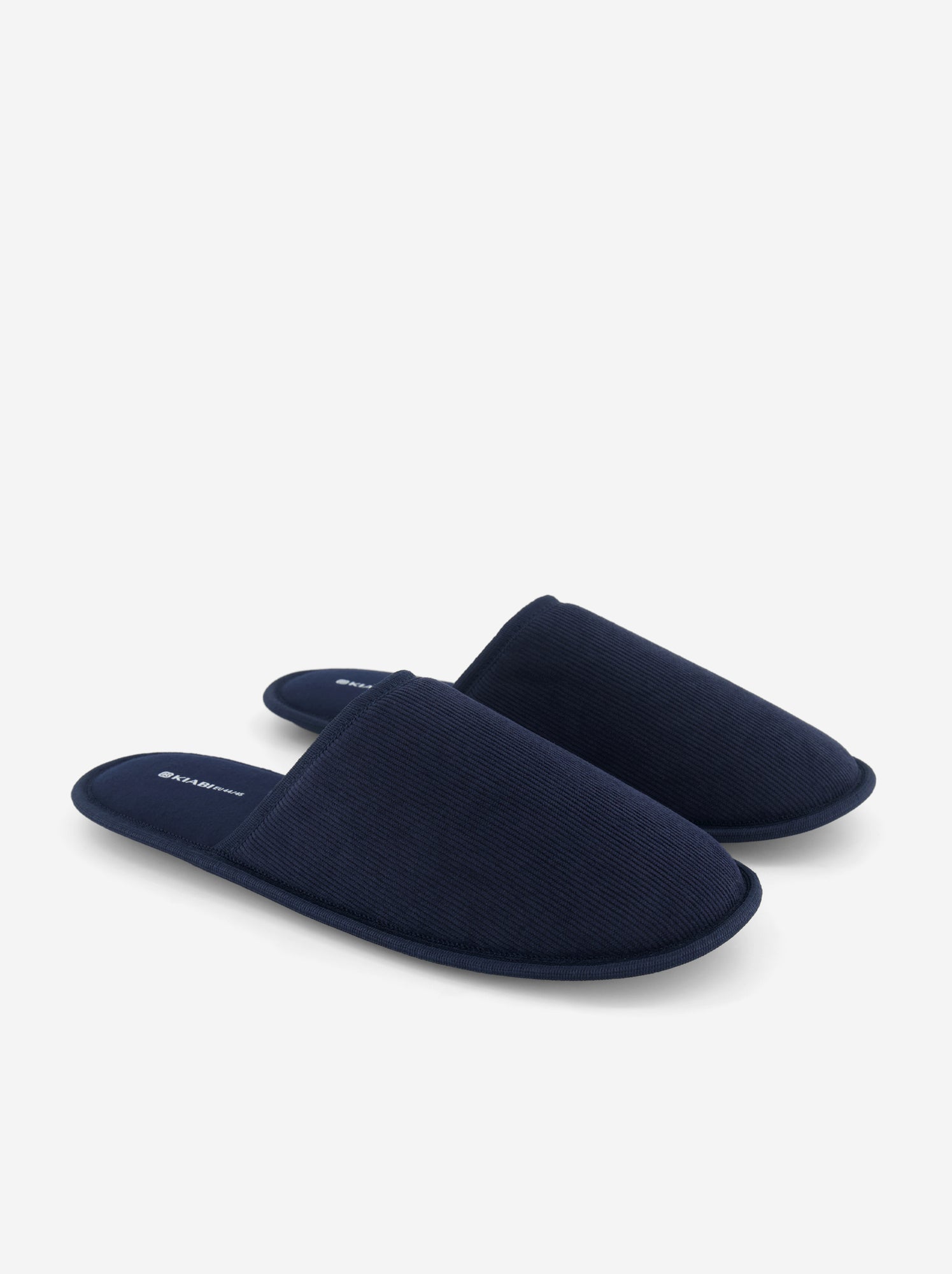 Chaussons mules unis - Bleu