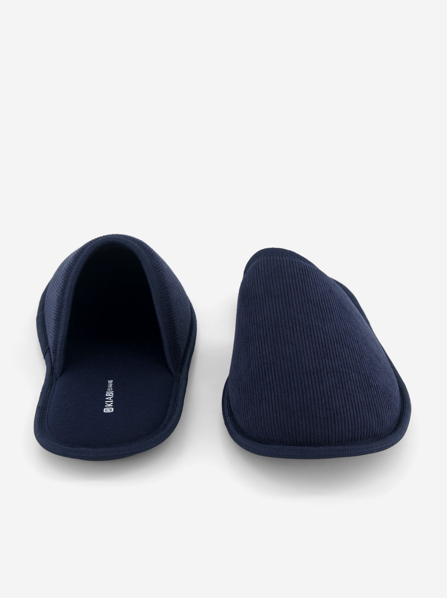 Chaussons mules unis - Bleu