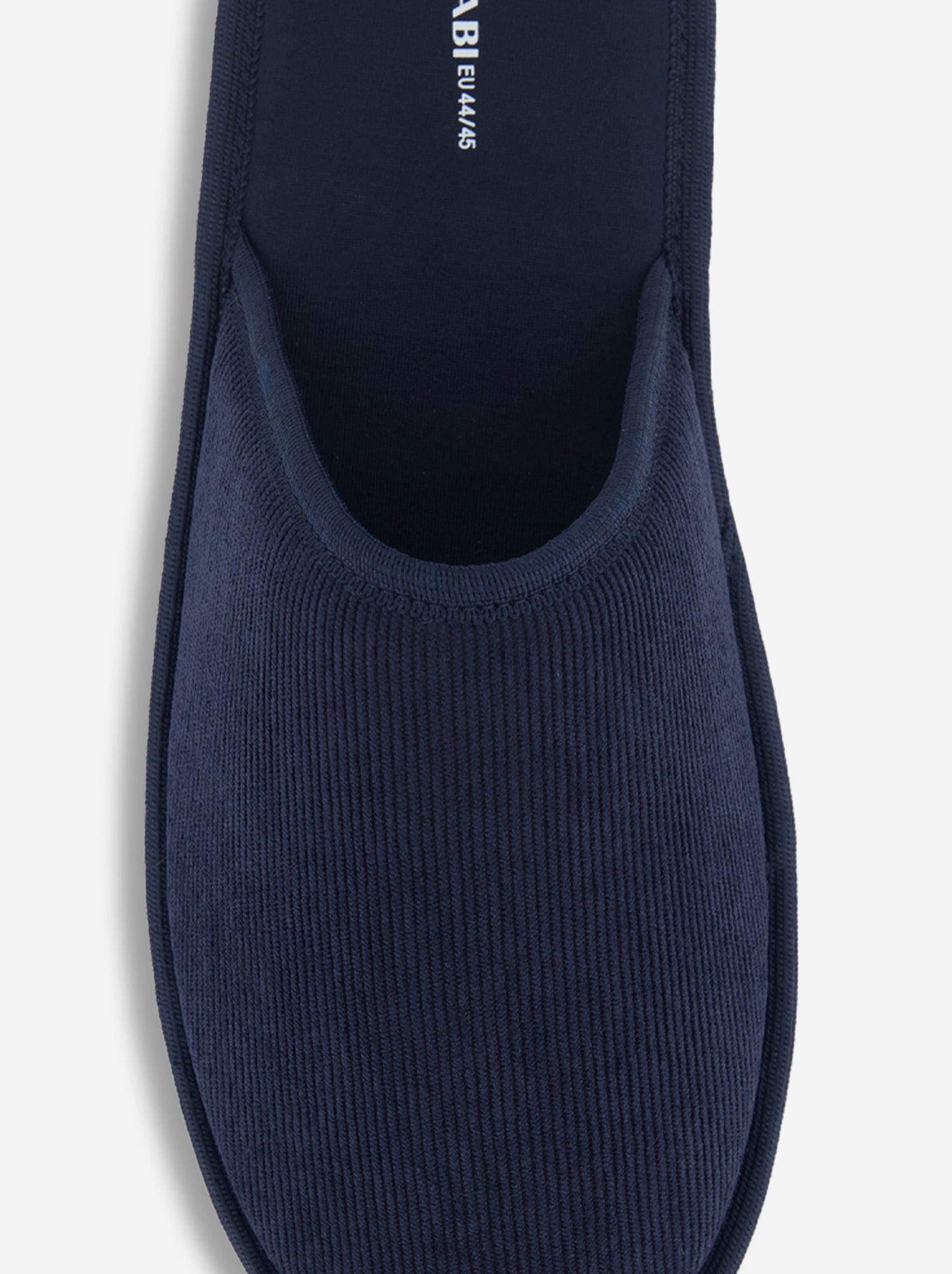Chaussons mules unis - Bleu