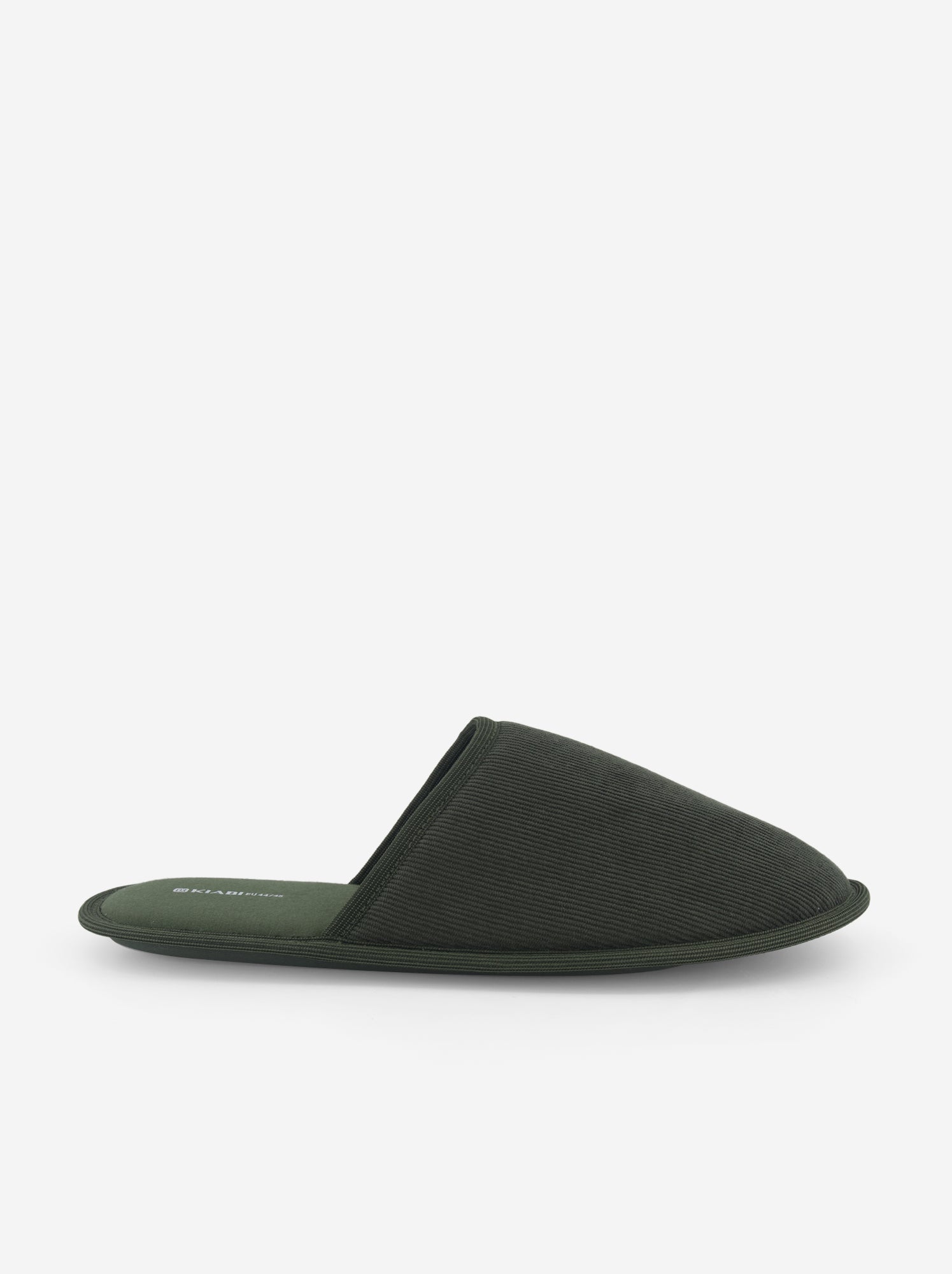 Chaussons mules unis - Kaki