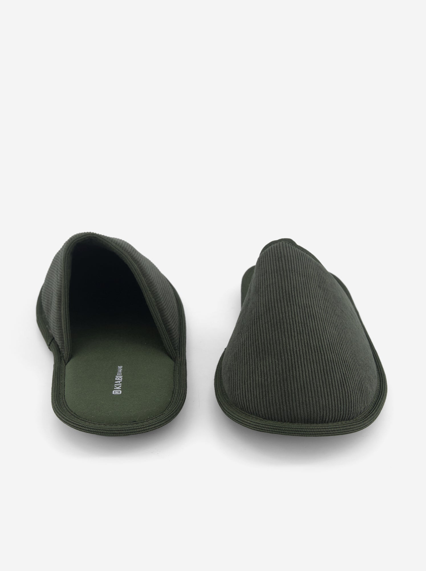 Chaussons mules unis - Kaki