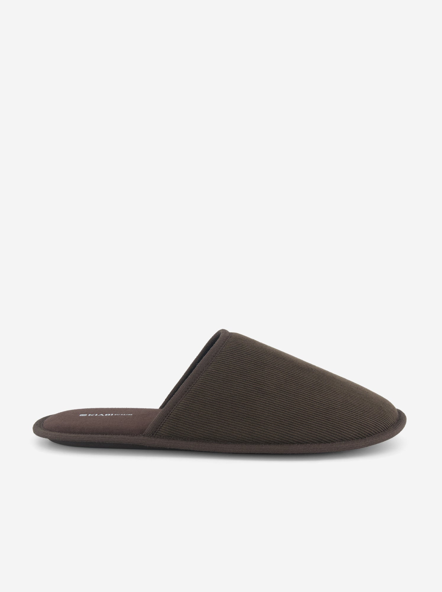 Chaussons mules unis - Marron