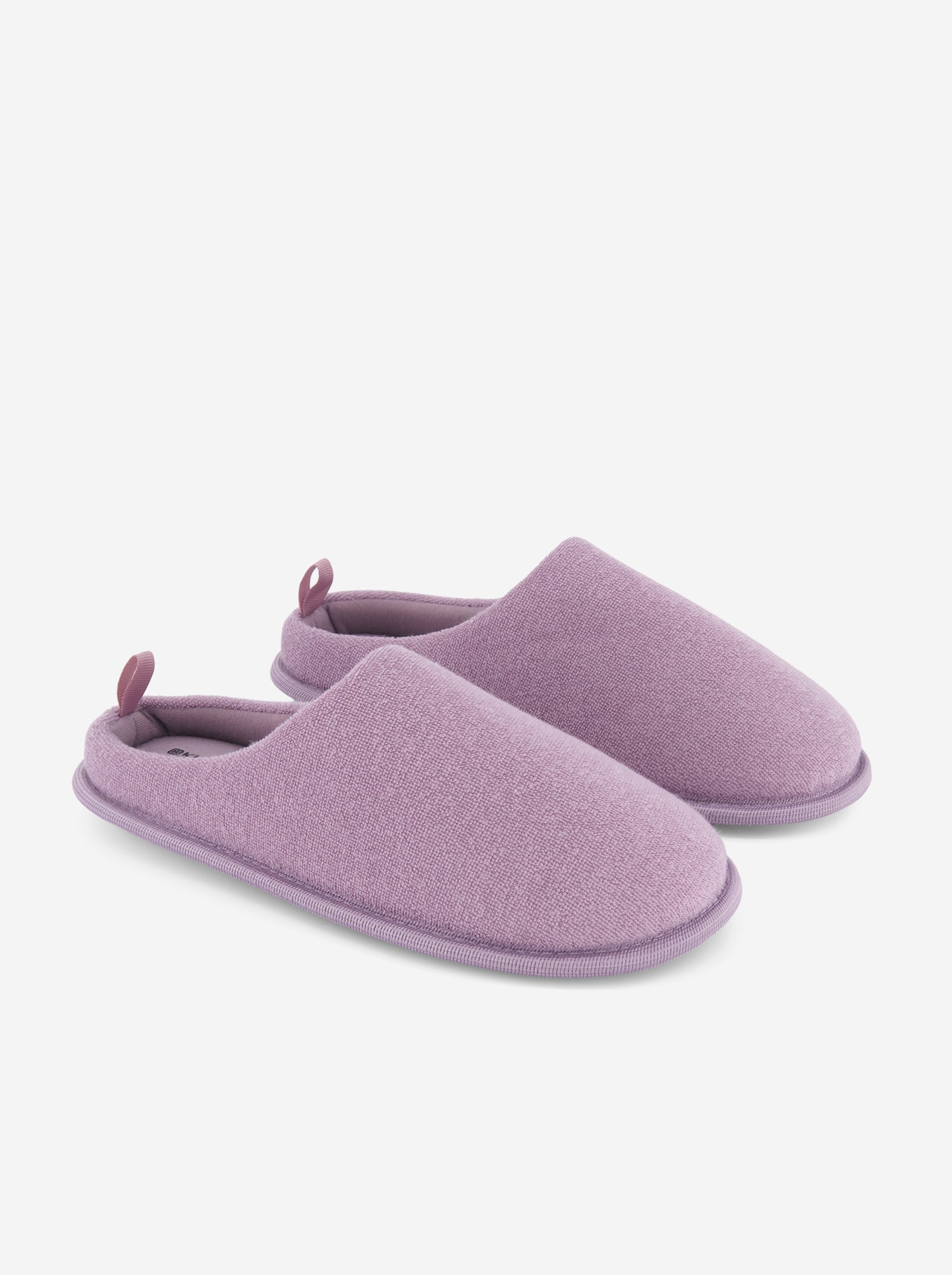 Chaussons mules unis - Violet