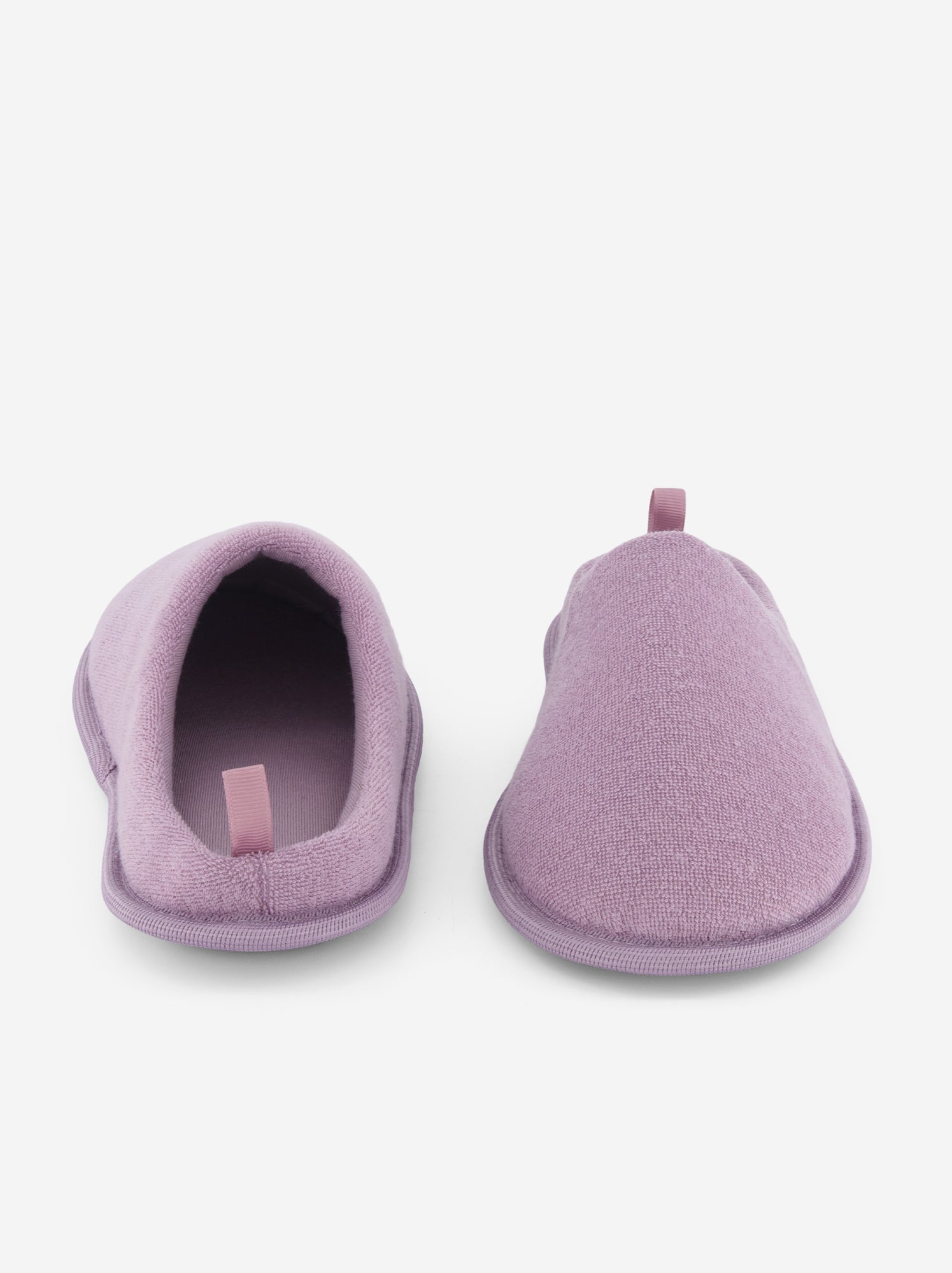 Chaussons mules unis - Violet