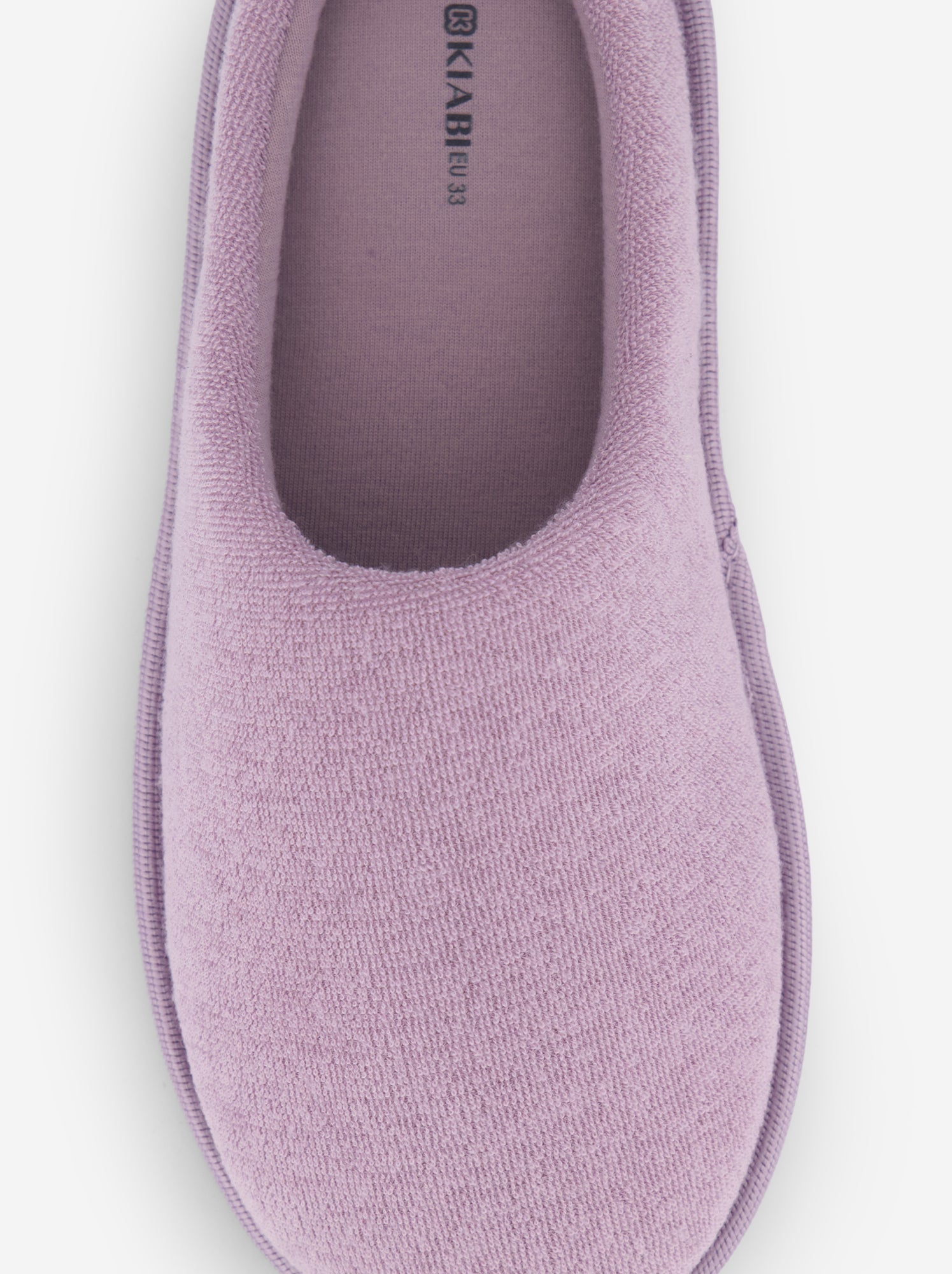 Chaussons mules unis - Violet