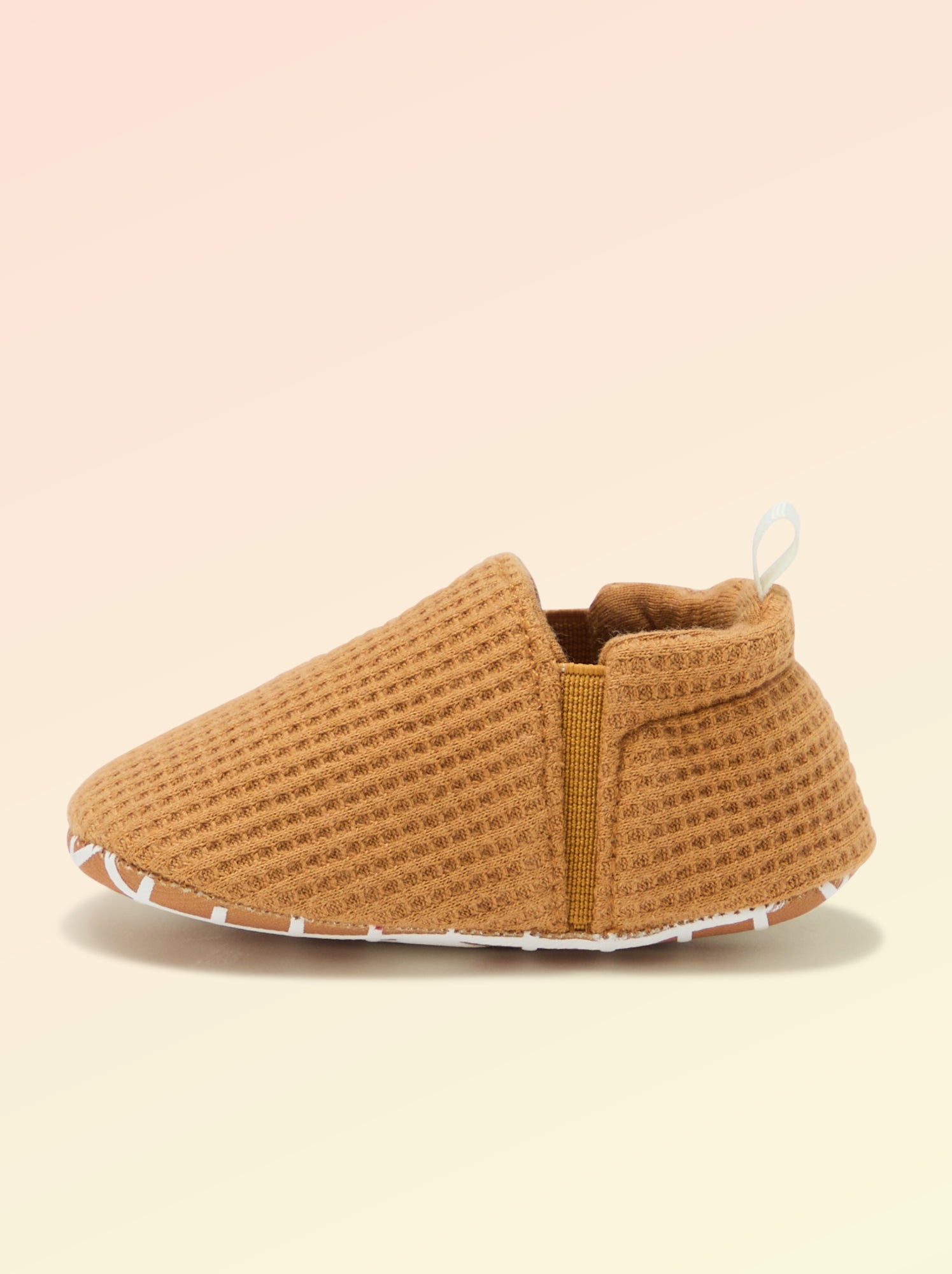 Chaussons souples avec élastiques motricité 1 - Kitchoun - Jaune