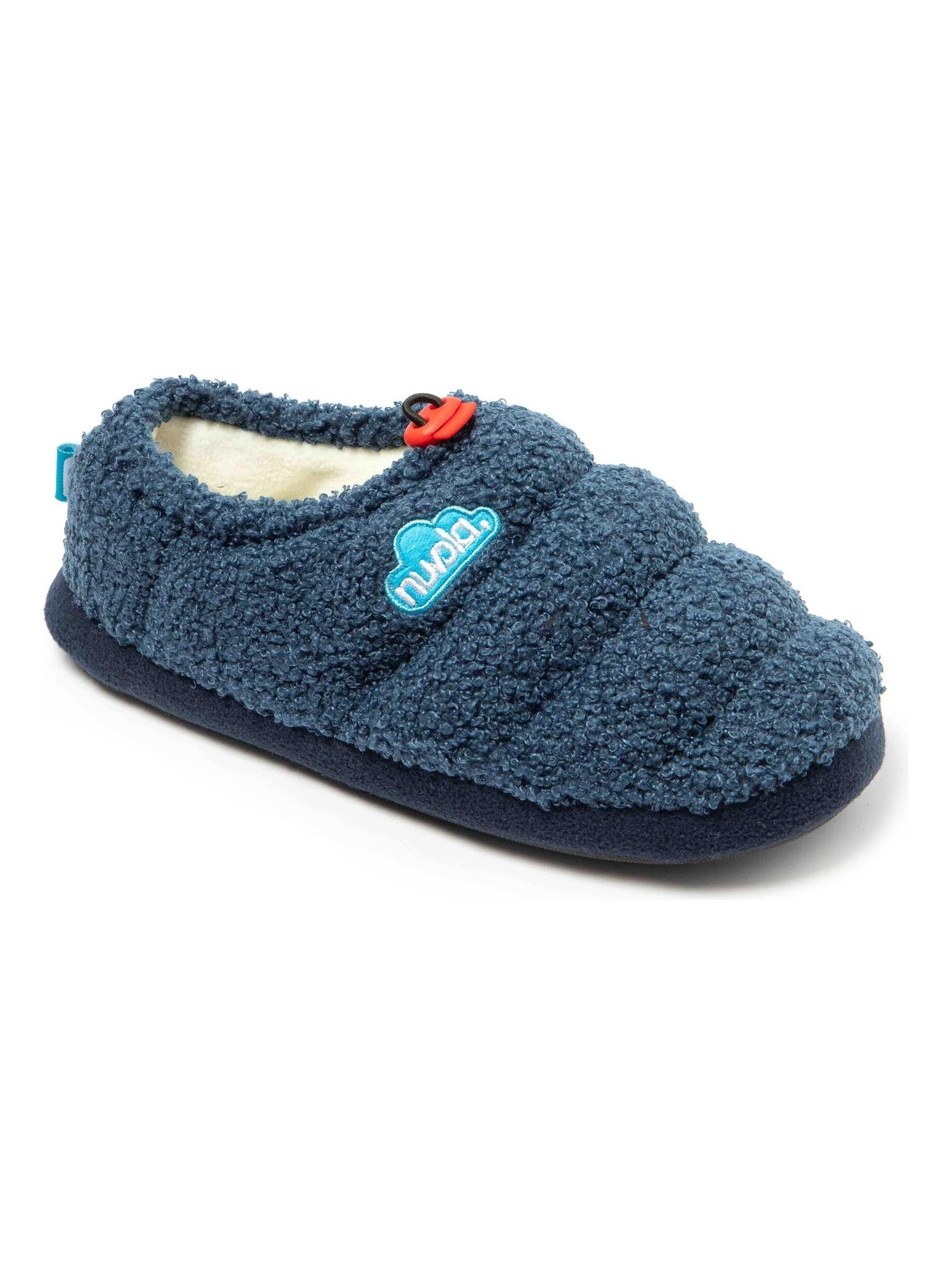 Chaussons unisexes nuvola semelle en gomme - Bleu marine