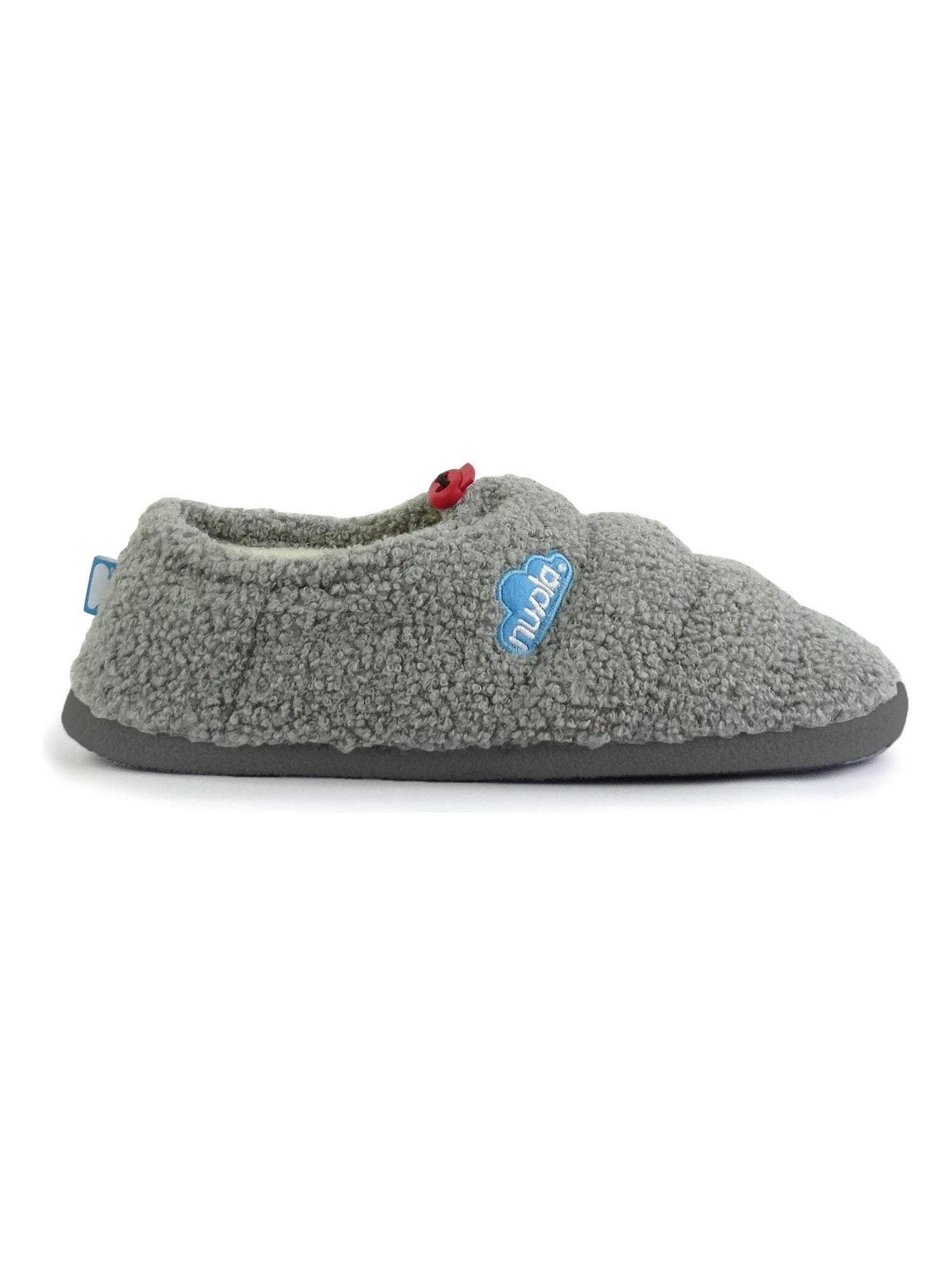 Chaussons unisexes nuvola semelle en gomme - Gris