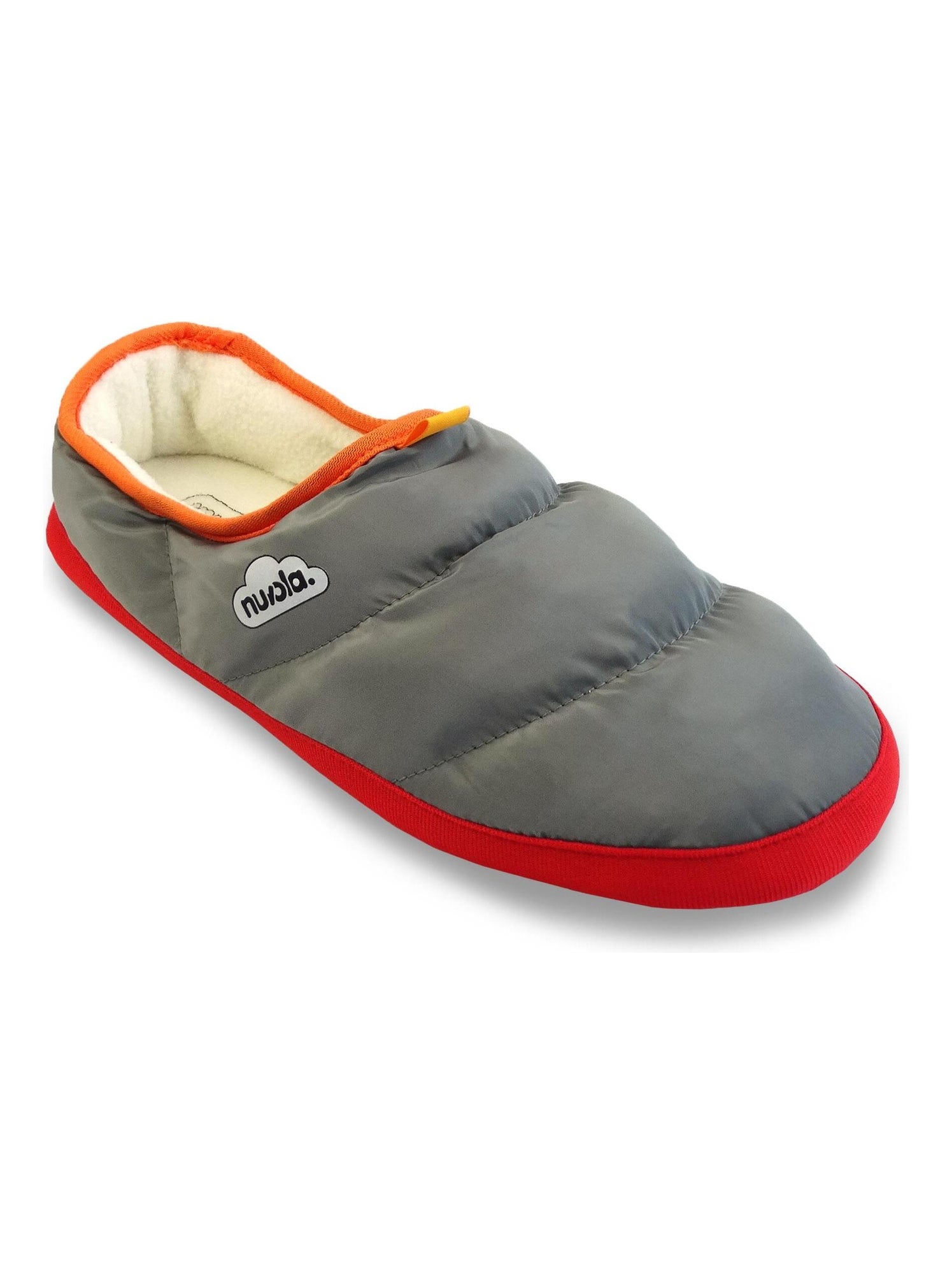 Chaussons unisexes nuvola avec semelle en gomme - Gris Gris