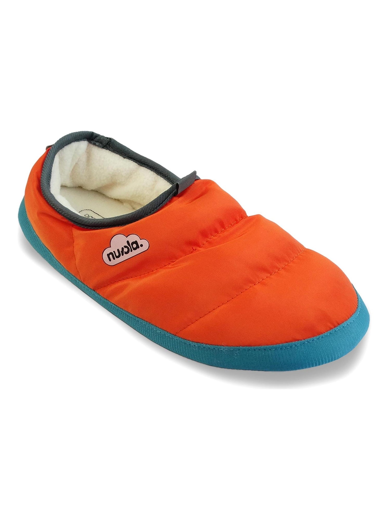 Chaussons unisexes nuvola avec semelle en gomme - Orange