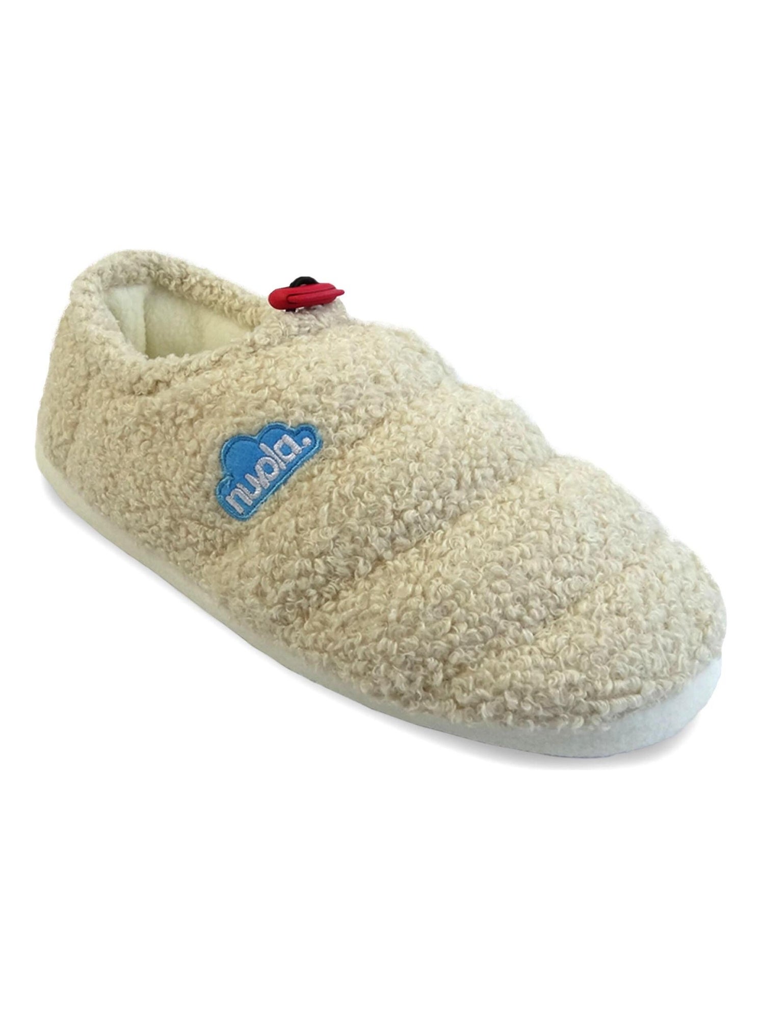 Chaussons unisexes nuvola semelle en gomme - Beige