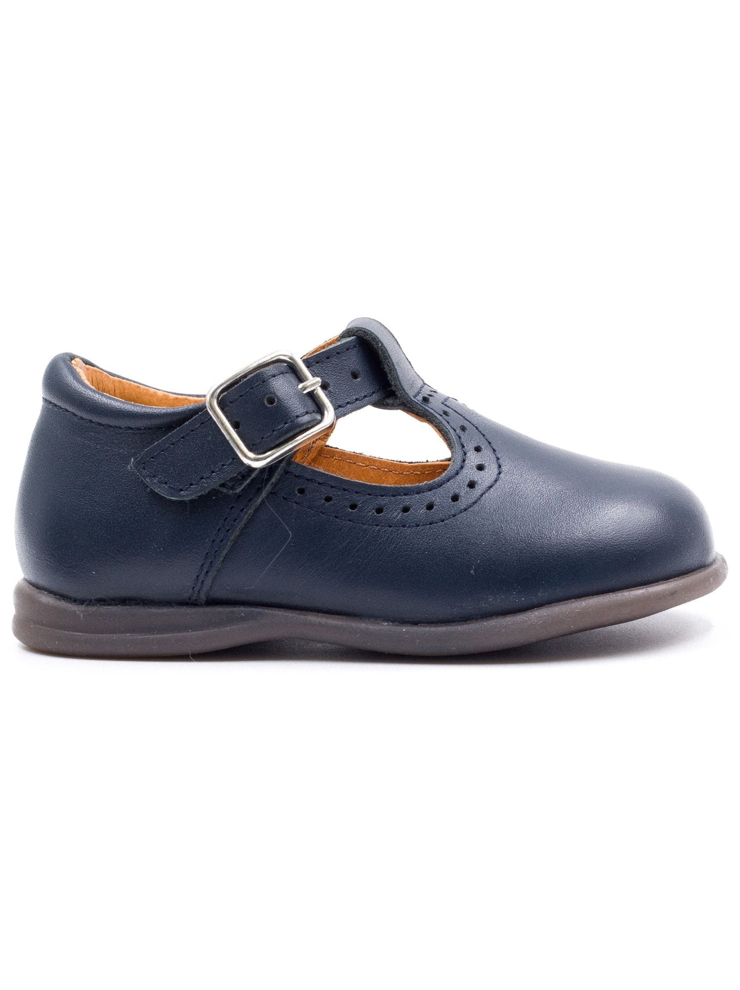 Chaussures en Cuir à Boucle - Boni Max - Bleu