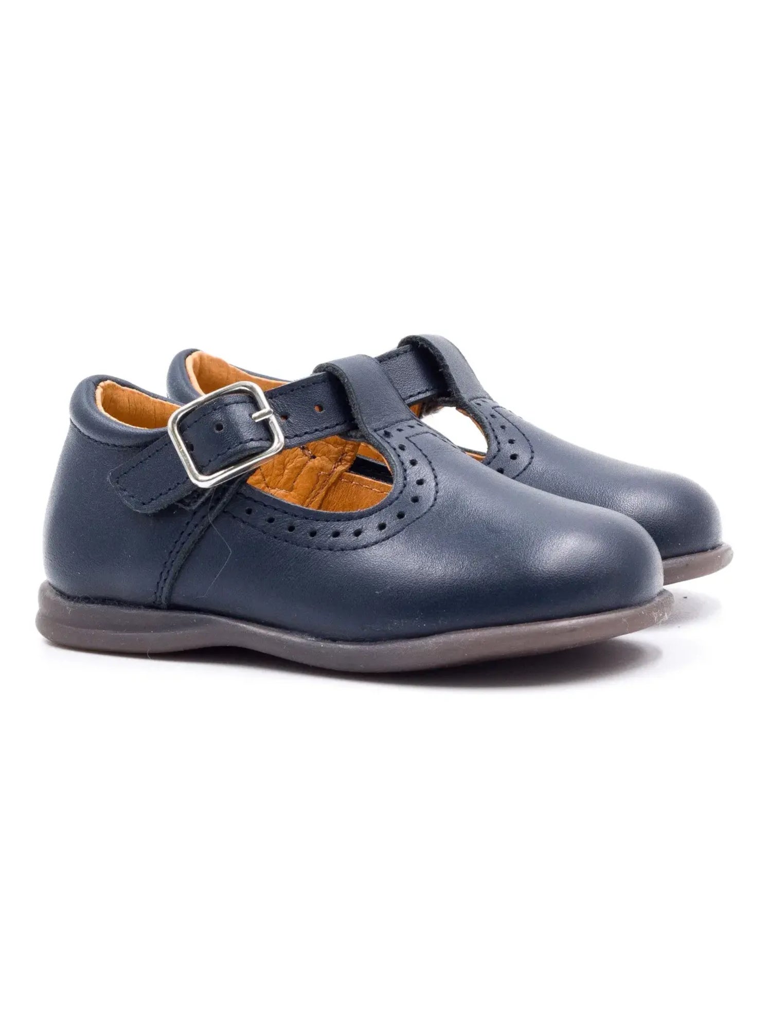 Chaussures en Cuir à Boucle - Boni Max - Bleu