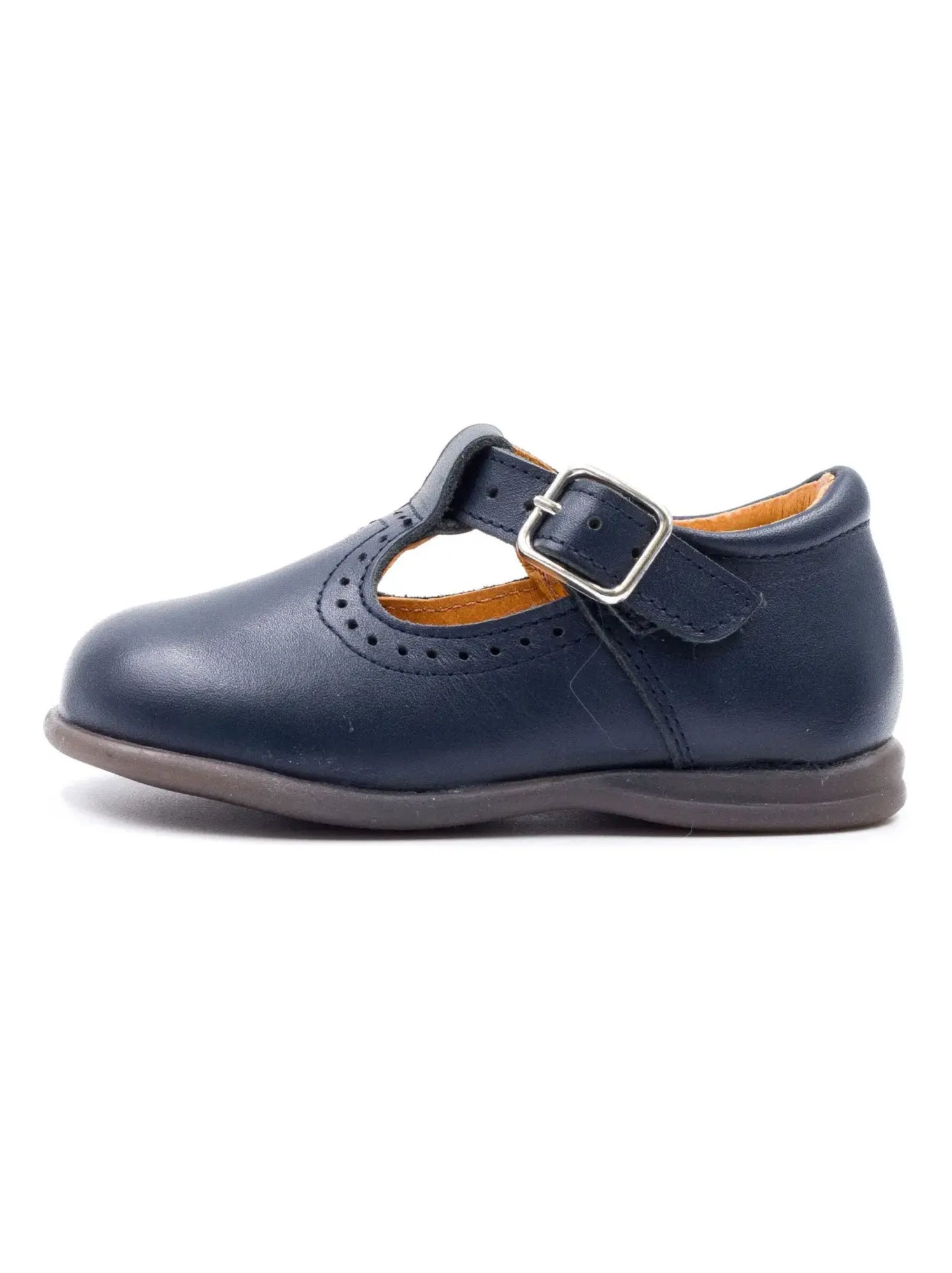 Chaussures en Cuir à Boucle - Boni Max - Bleu
