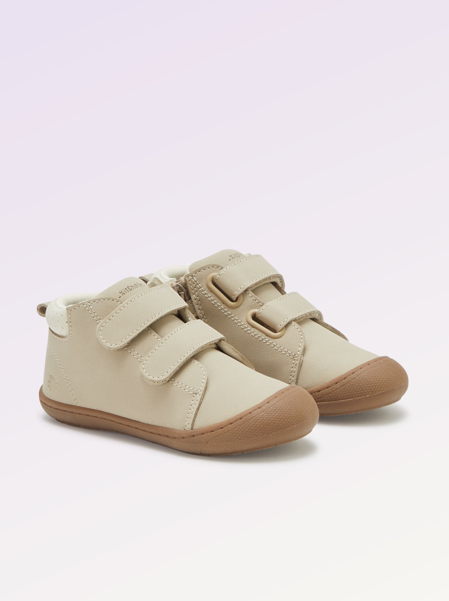 Chaussures motricité 3 '1ers pas' - Kitchoun - Beige