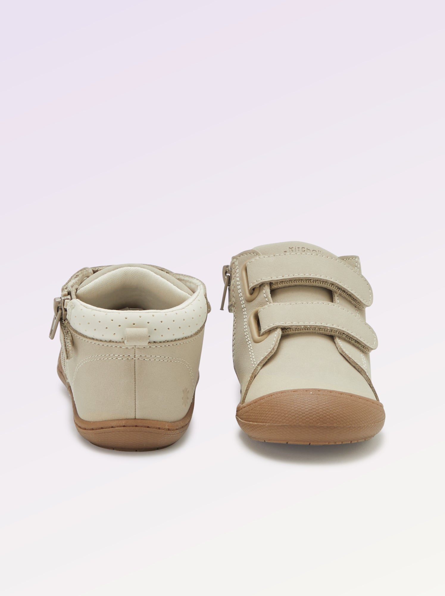 Chaussures motricité 3 '1ers pas' - Kitchoun - Beige