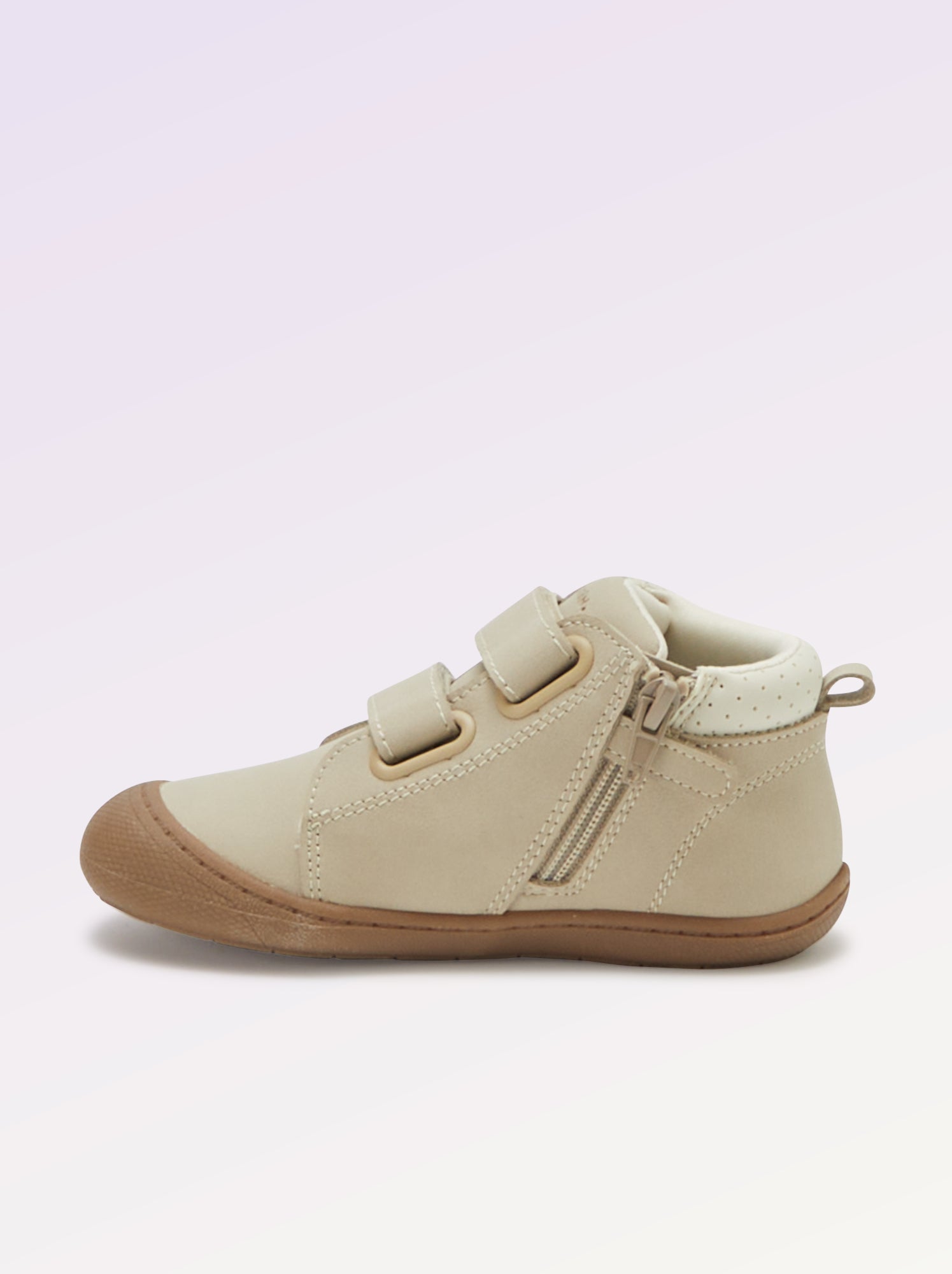 Chaussures motricité 3 '1ers pas' - Kitchoun - Beige