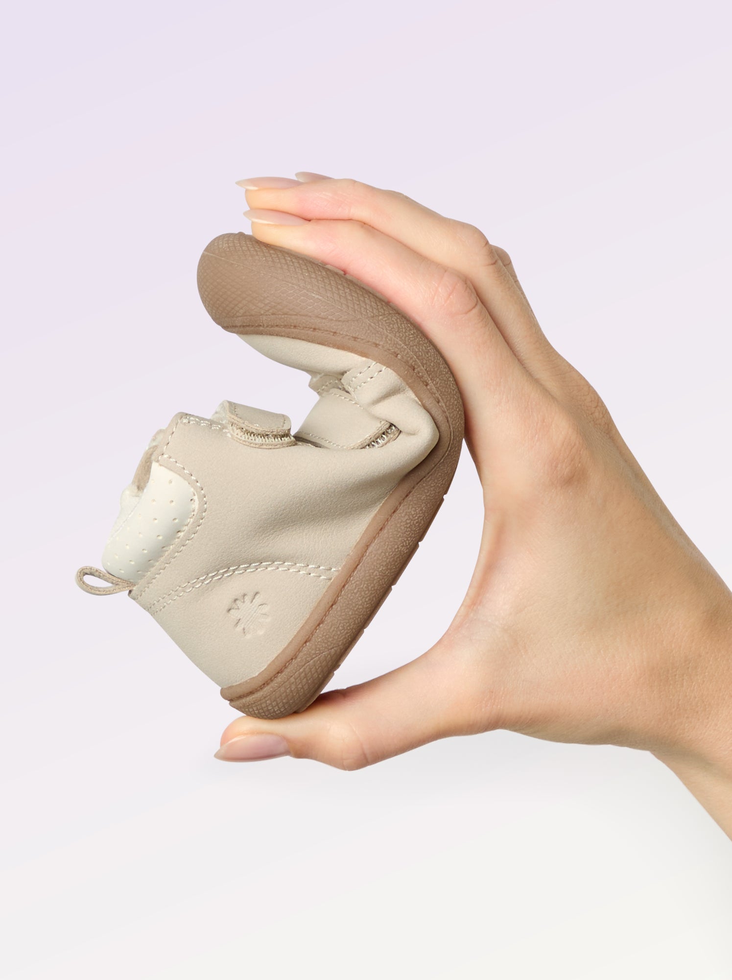 Chaussures motricité 3 '1ers pas' - Kitchoun - Beige