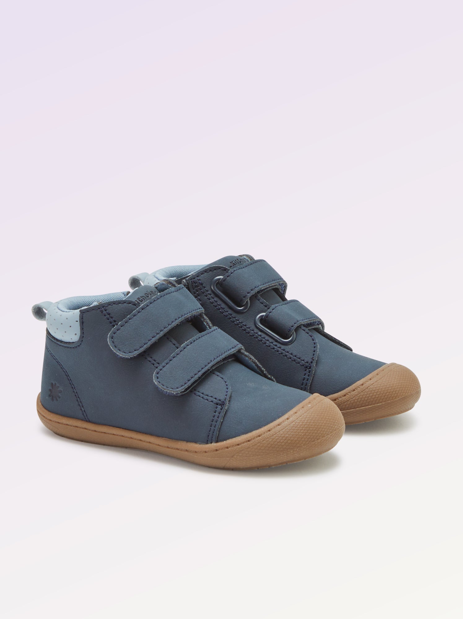 Chaussures motricité 3 '1ers pas' - Kitchoun - Bleu