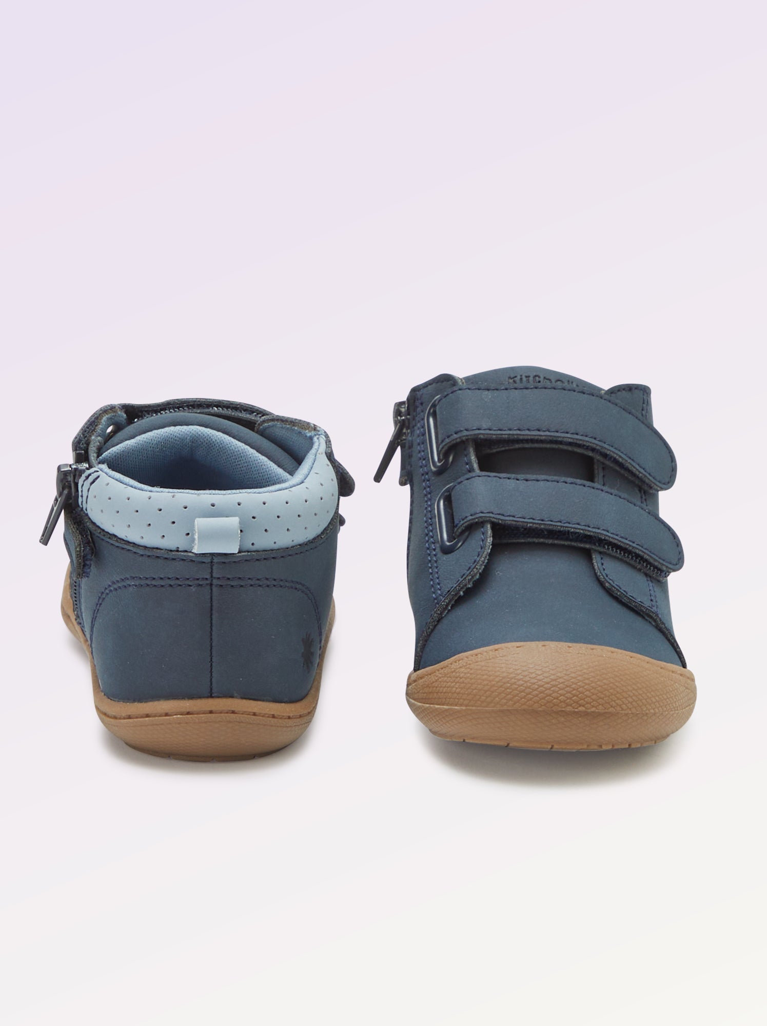 Chaussures motricité 3 '1ers pas' - Kitchoun - Bleu
