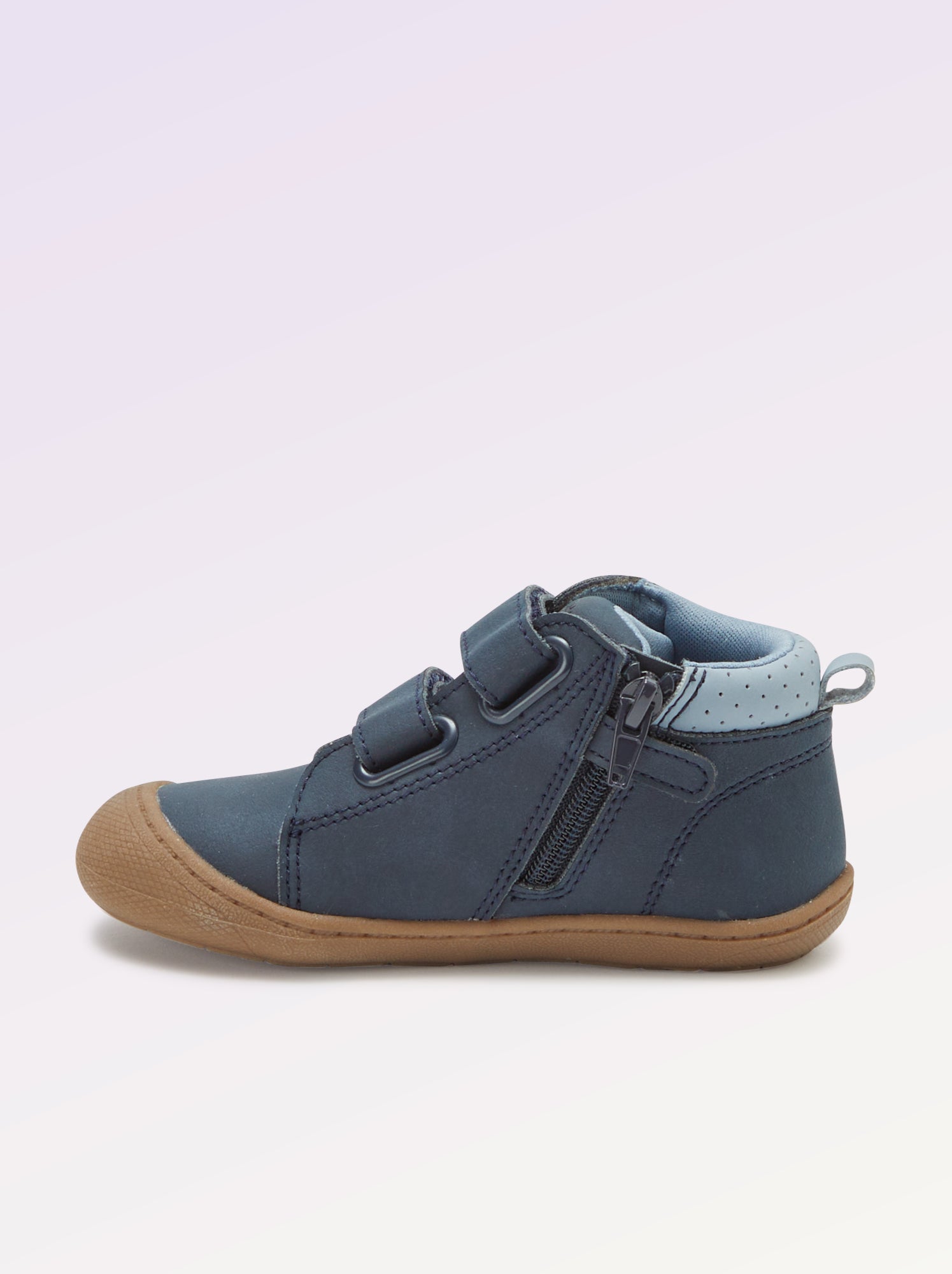Chaussures motricité 3 '1ers pas' - Kitchoun - Bleu