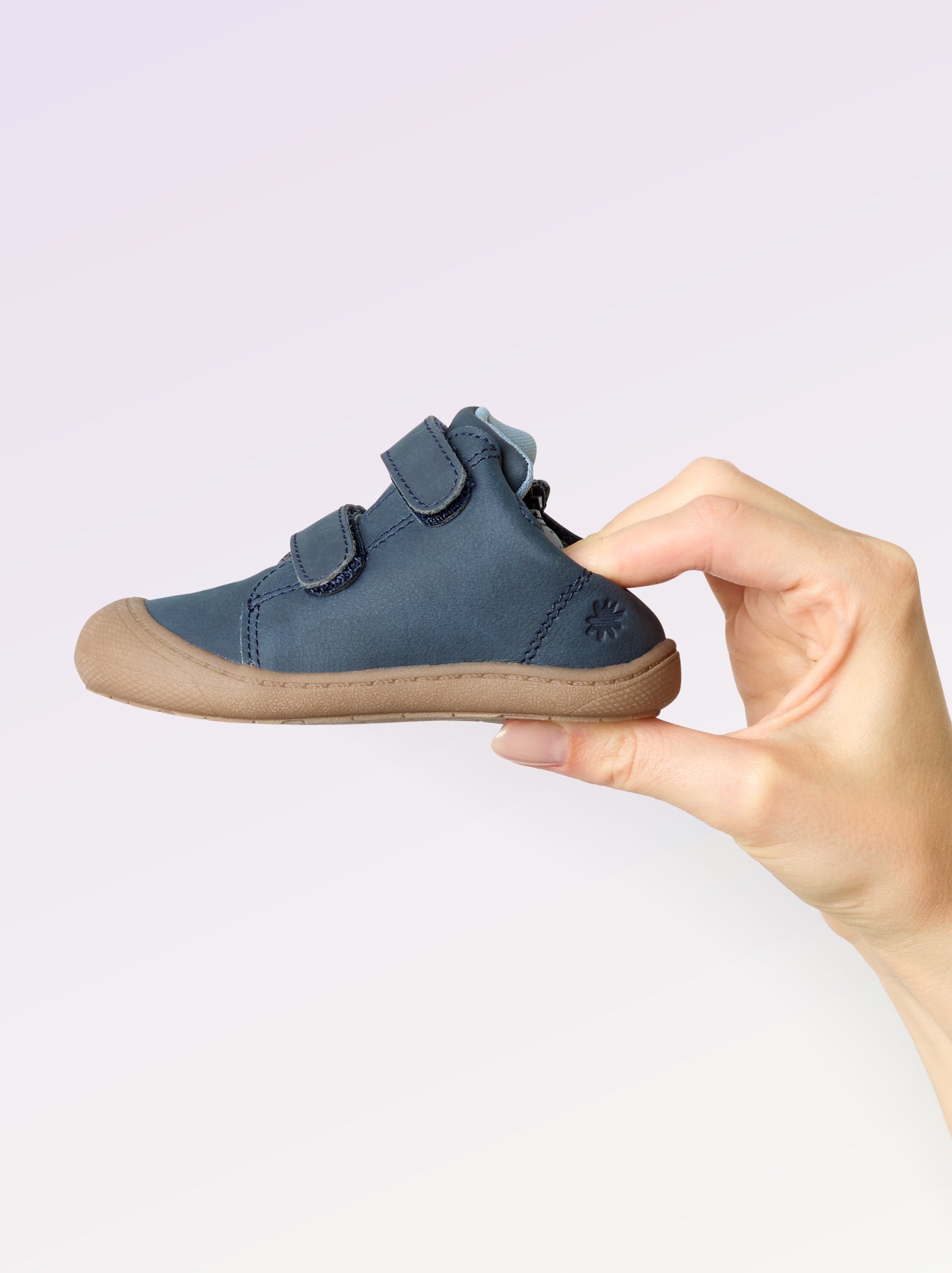 Chaussures motricité 3 '1ers pas' - Kitchoun - Bleu
