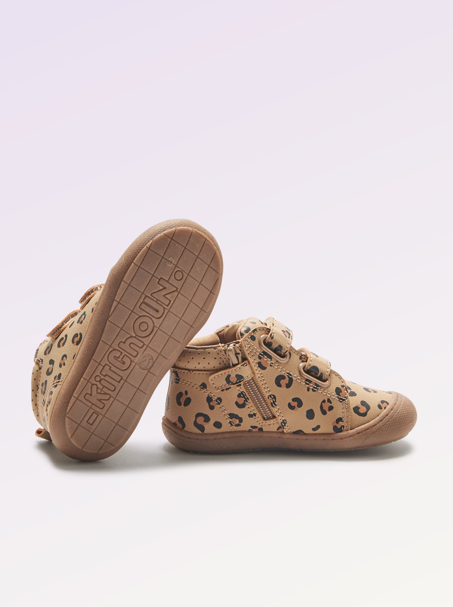 Chaussures motricité 3 '1ers pas' - Kitchoun - Marron (DMR14_5)