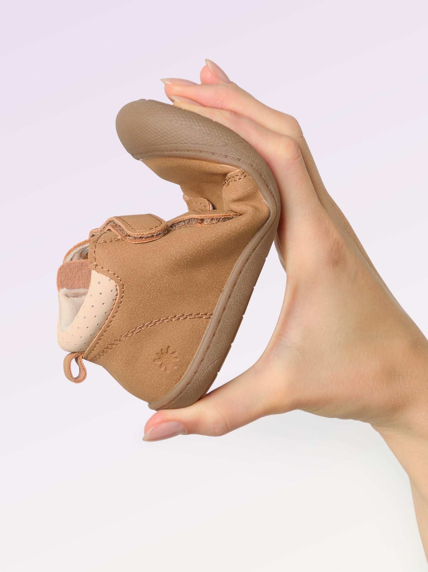 Chaussures motricité 3 '1ers pas' - Kitchoun - Marron (DMR14_6)