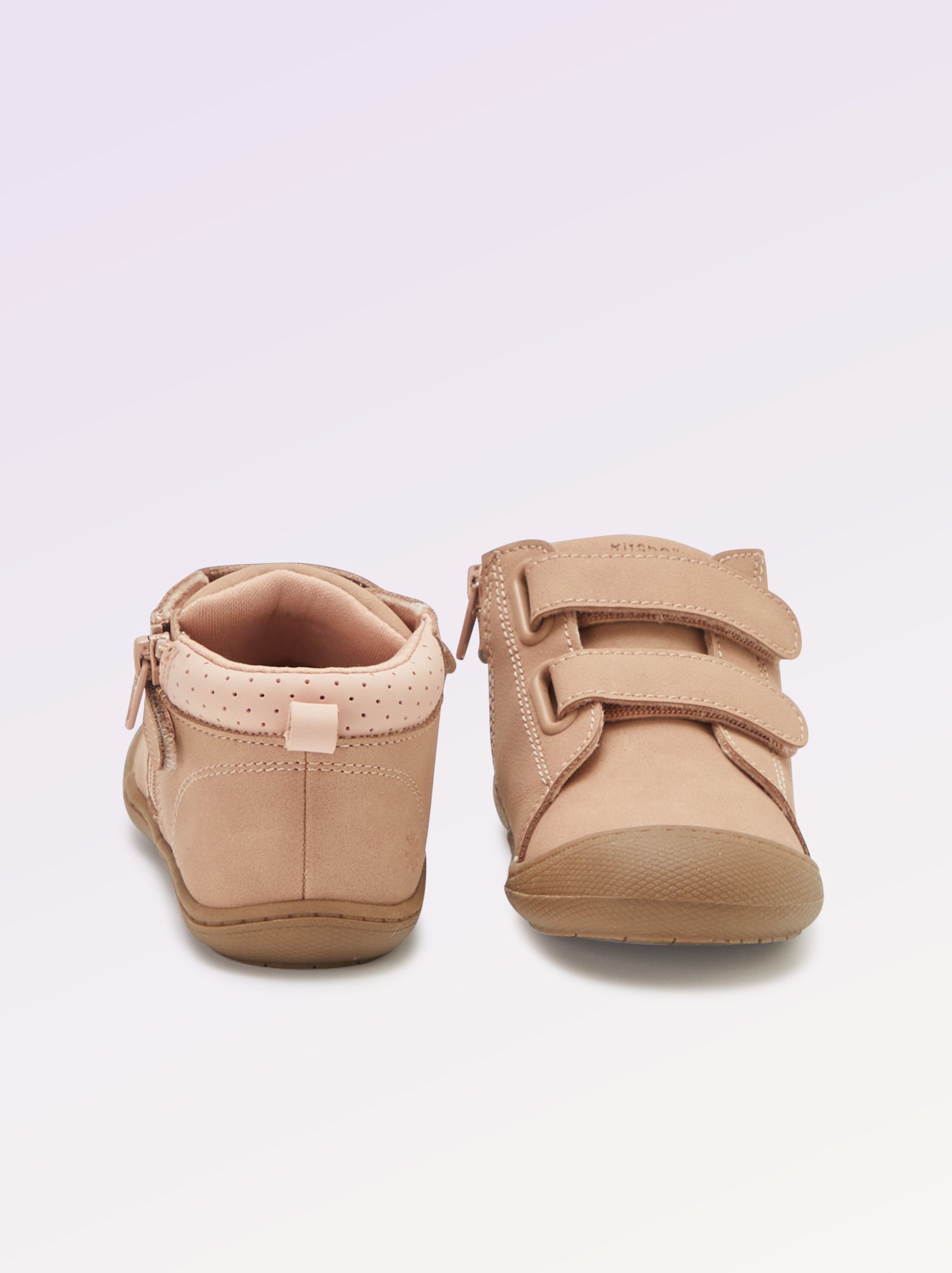 Chaussures motricité 3 '1ers pas' - Kitchoun - Rose